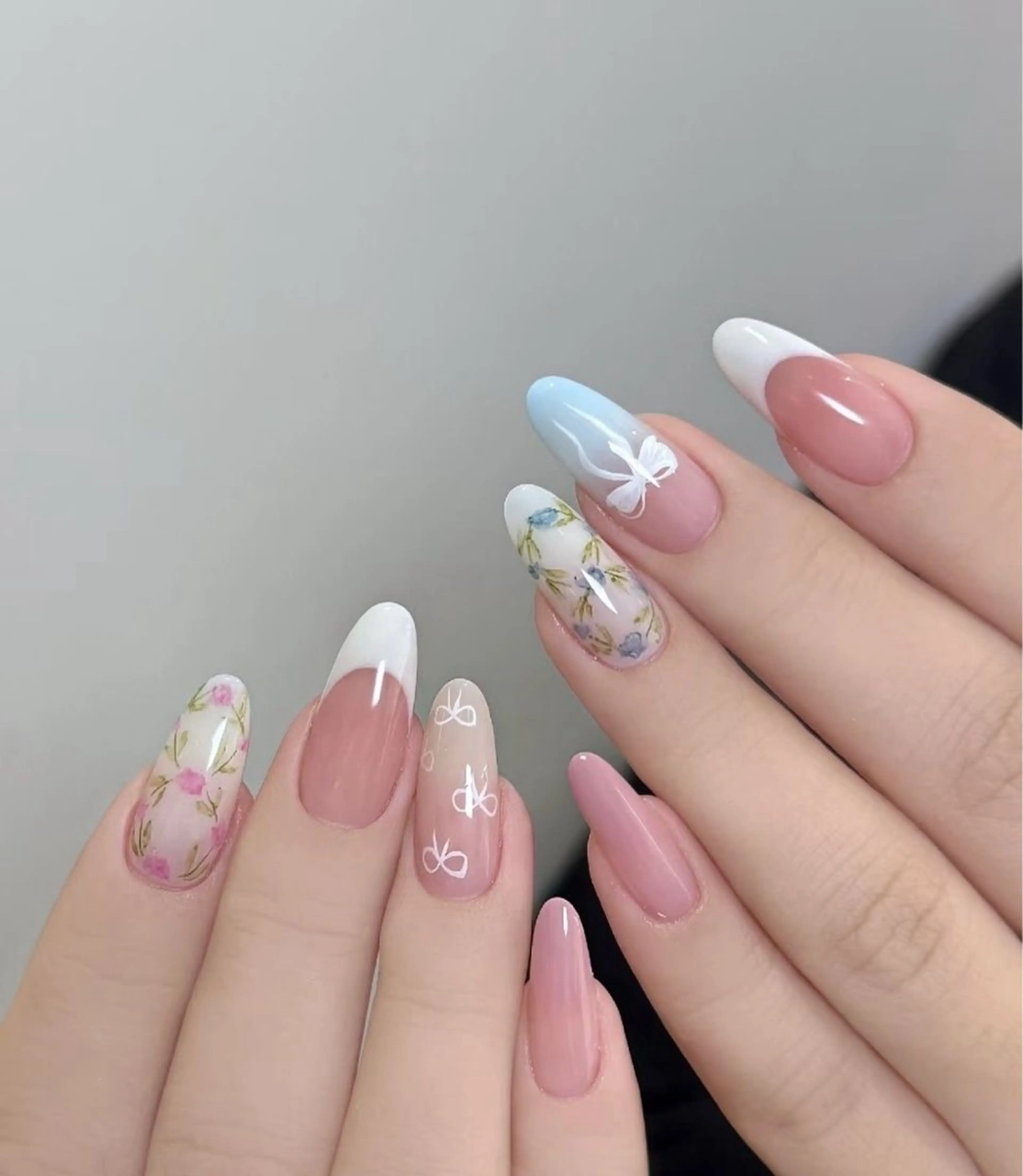 ネイル 韓国ネイル 持ち込み ハンドネイル EMI ANA.CHUOのネイルデザイン