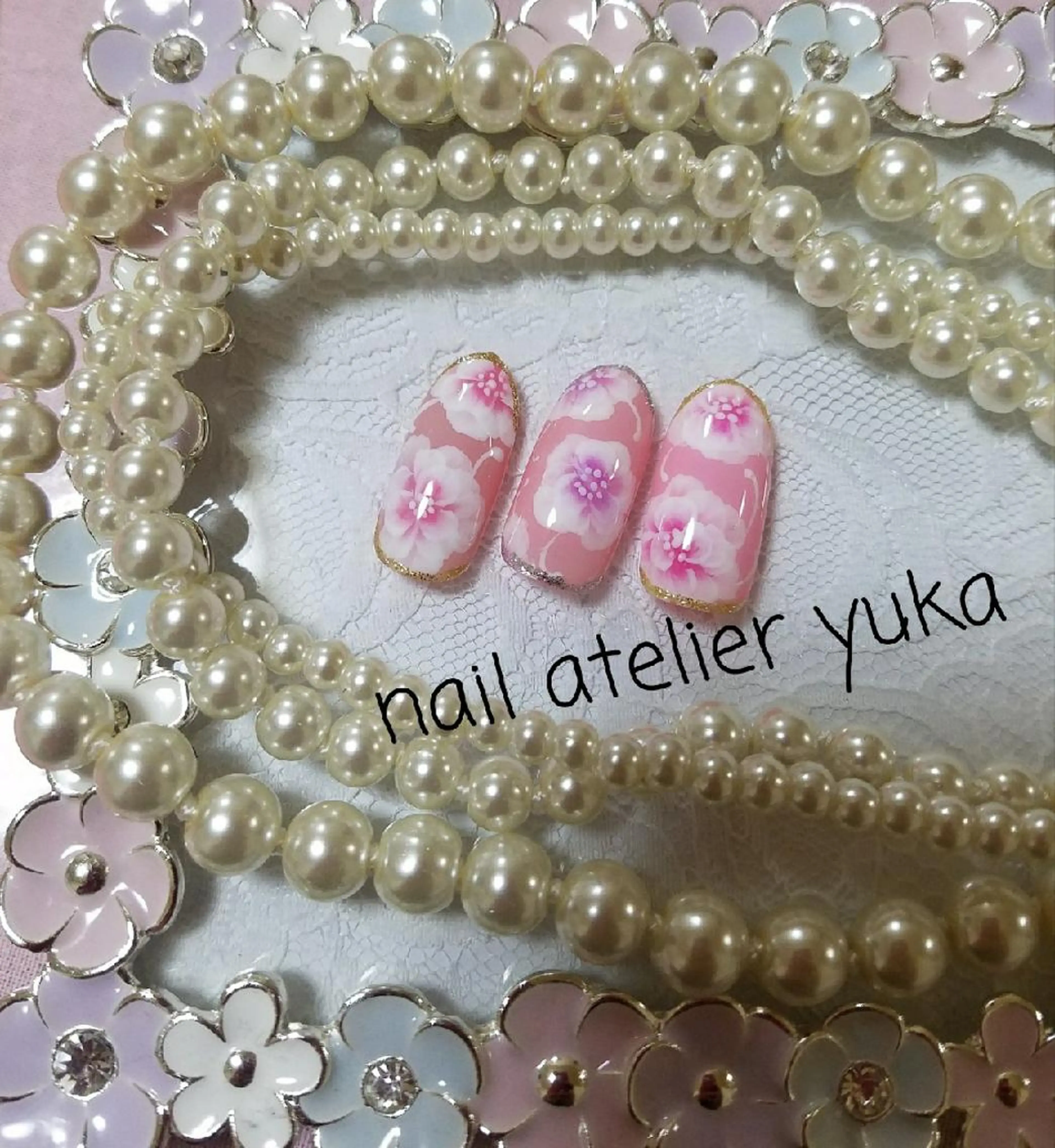 ミディアム nail atelier yuka所属・❤ yuka❤のネイルデザイン
