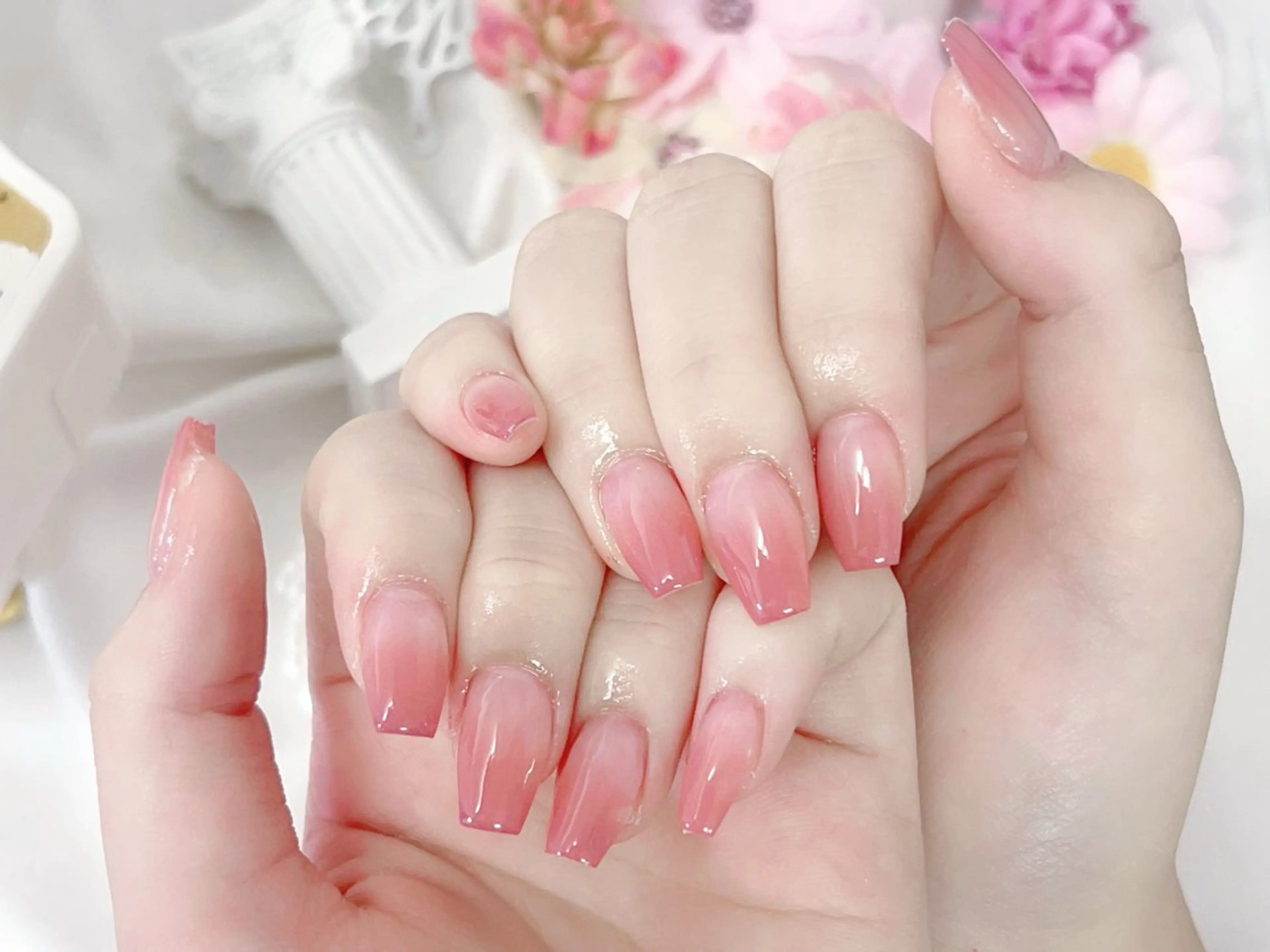 ネイル 【パラジェル・フィルイン】 T&BNAIL STUDIO所属・り オ　ロング無制限中のネイルデザイン