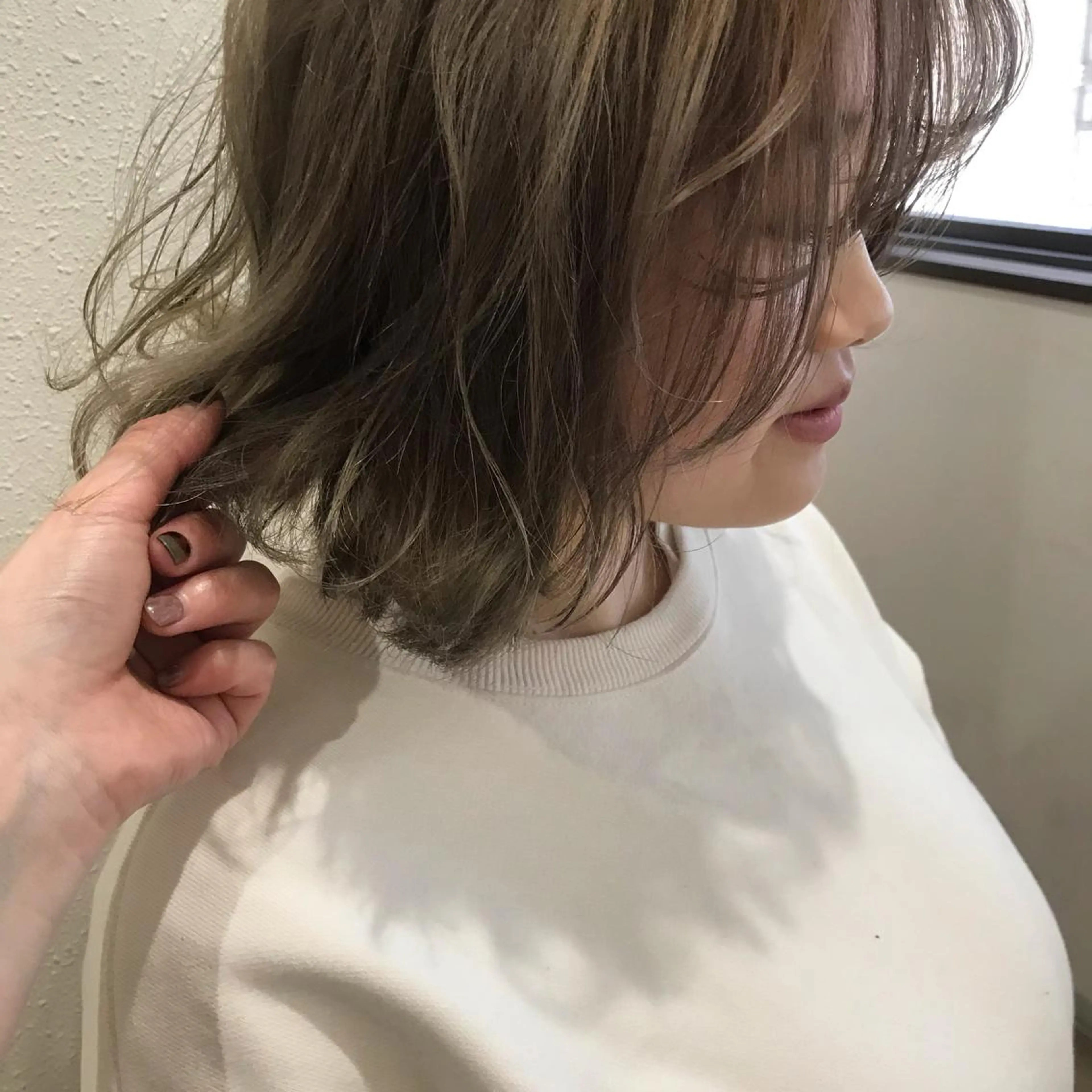 ミディアム ヘアカラー 韓国 / 中国ヘア 🦋Noniのヘアスタイル