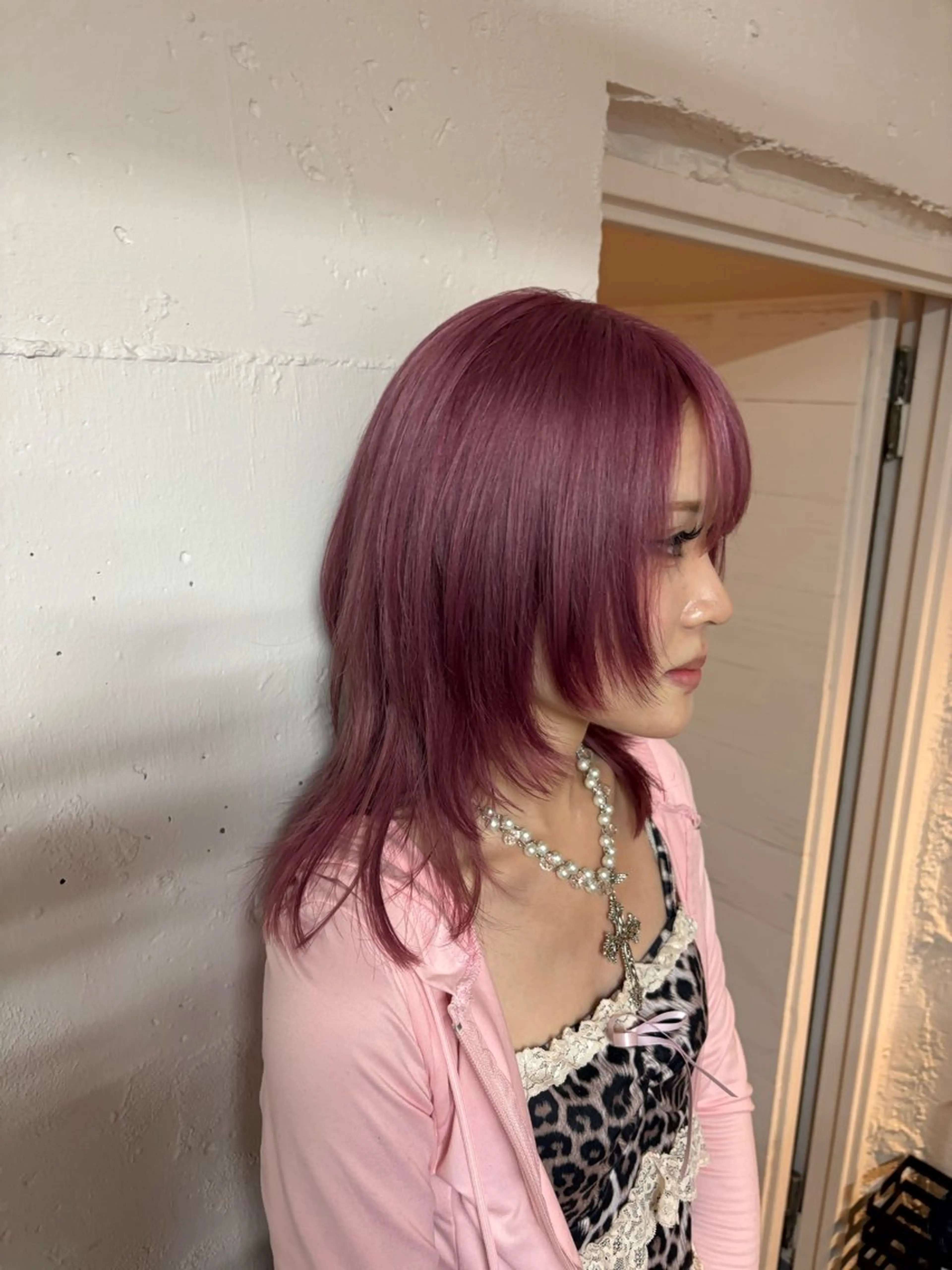 セミロング ヘアカラー トリートメント tokute 中野真咲🐺のヘアスタイル