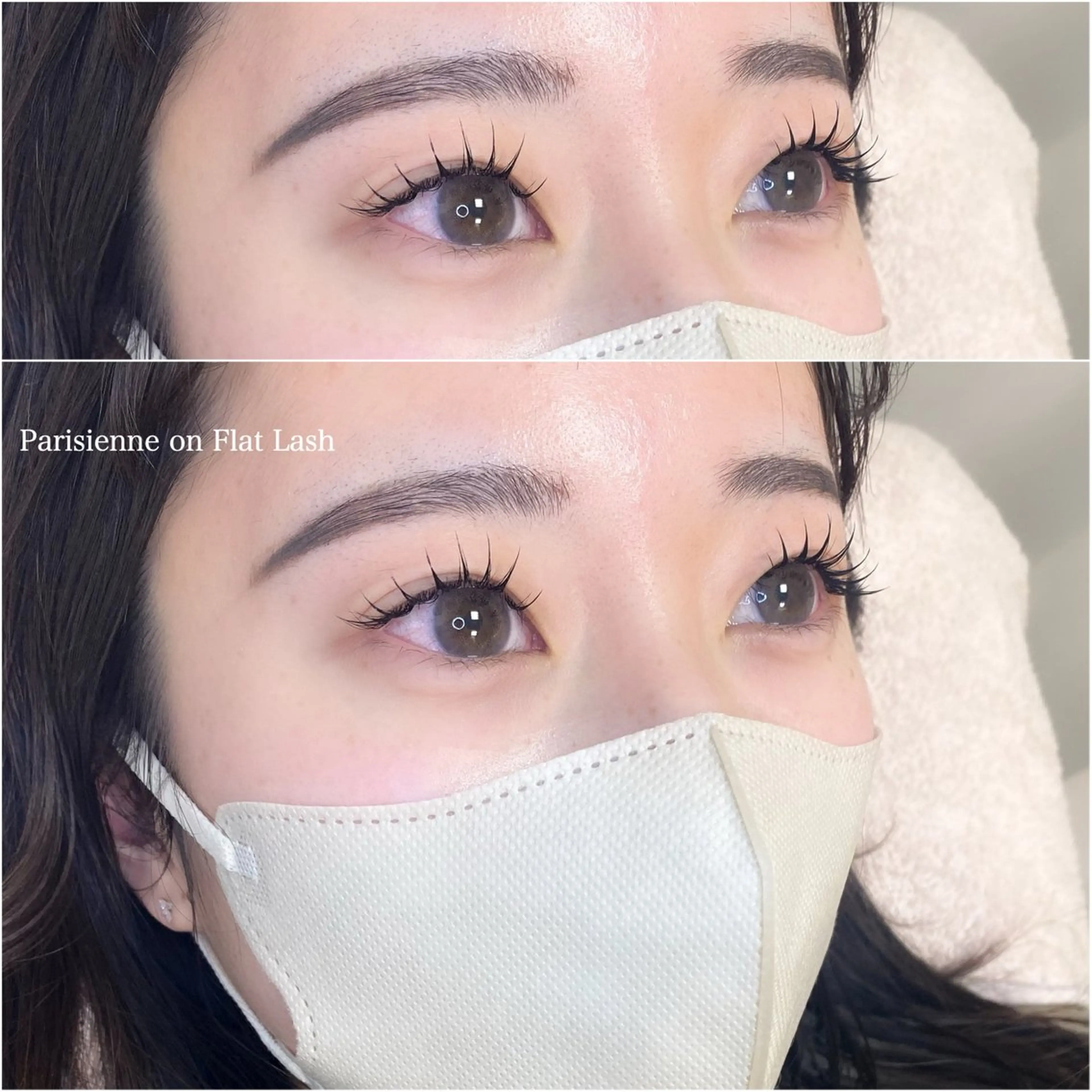 マツエク・マツパ 束感まつ毛 フラットラッシュ 韓国風マツエク パリジェンヌラッシュリフト まつげパーマ マツエク viviAiles ♡⃛ Ruiのマツエク・マツパデザイン