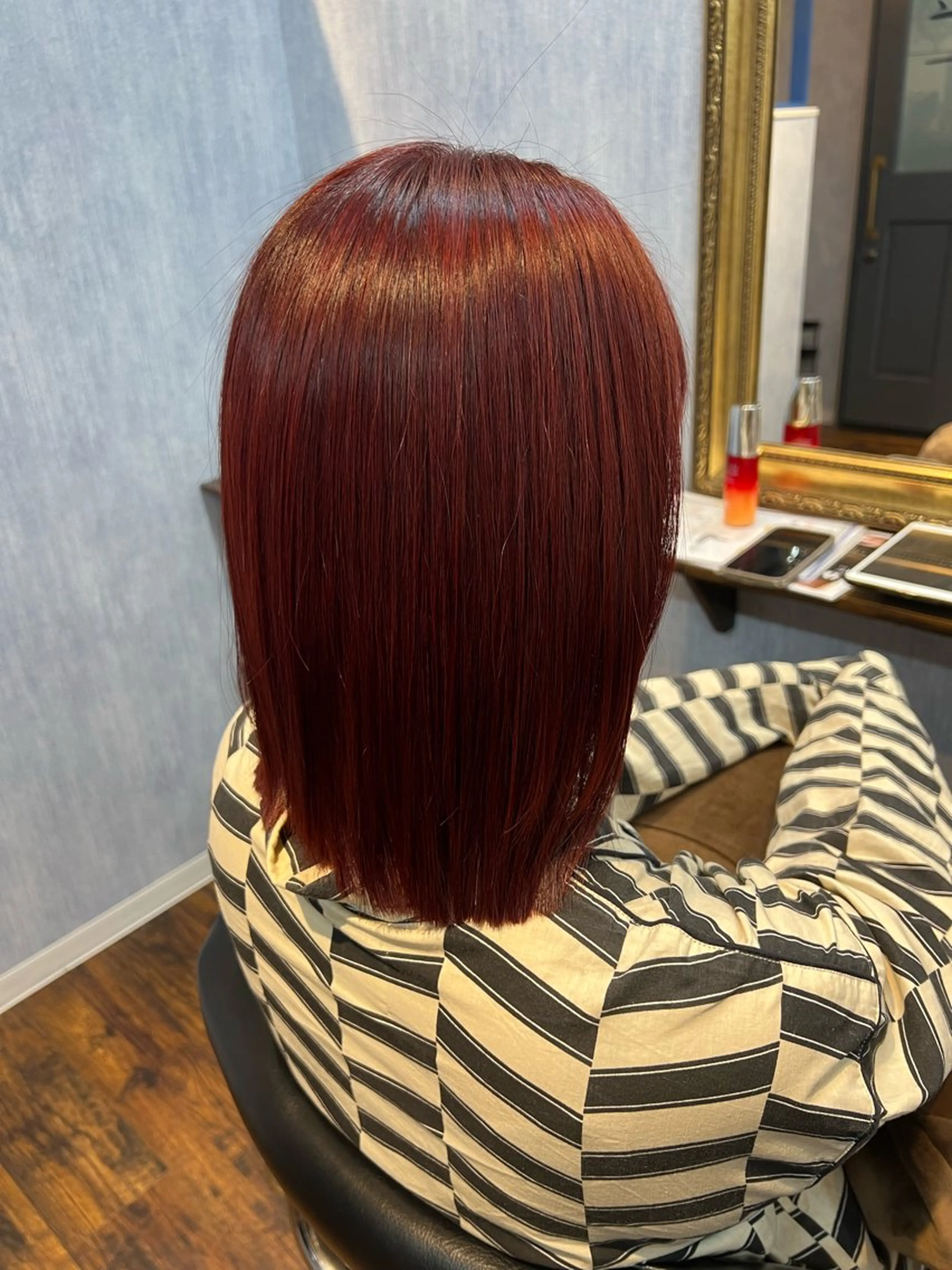 セミロング トリートメント ホッチ・美髪矯正✂︎ 髪質改善tr✂︎のヘアスタイル