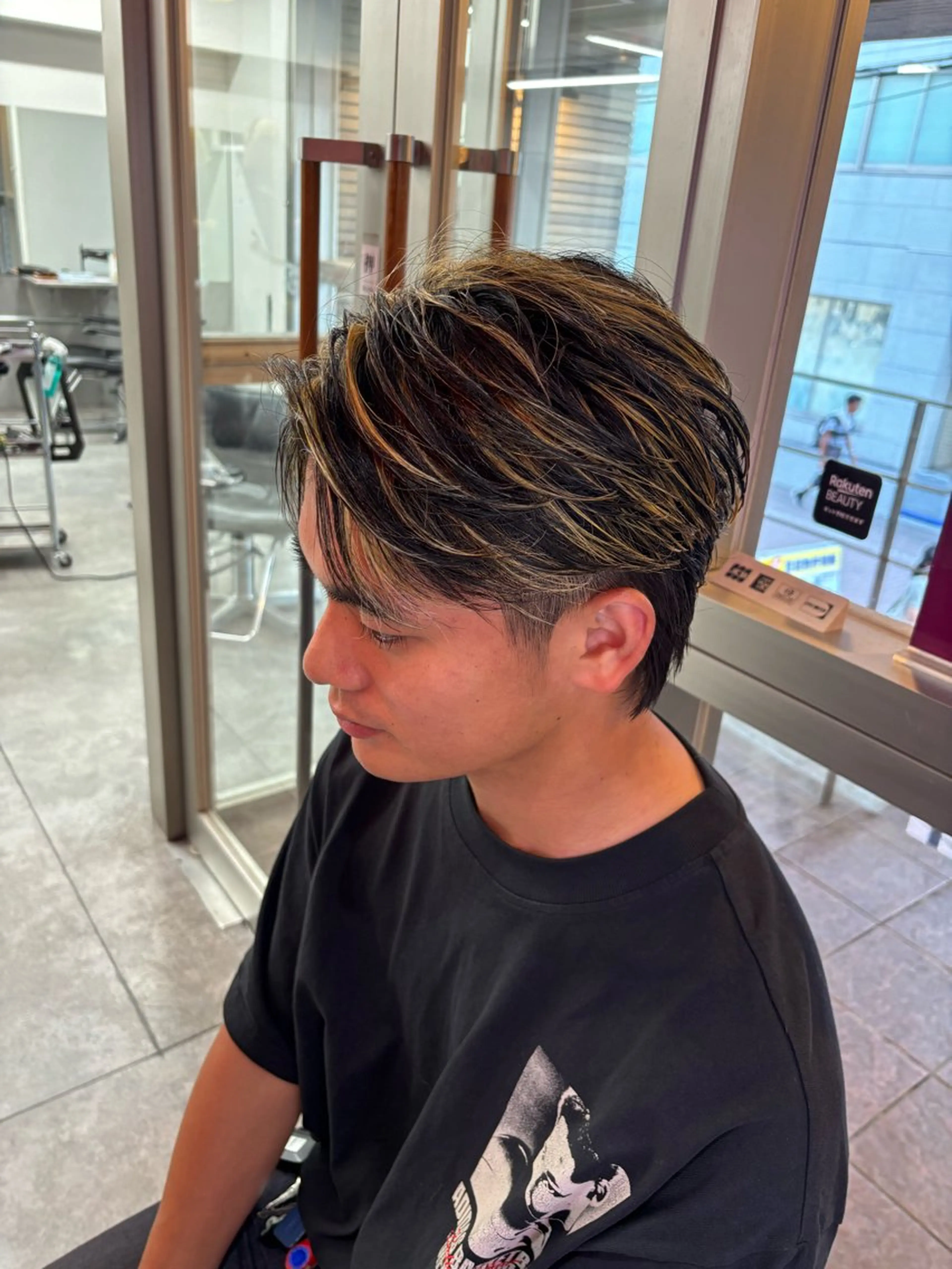 カラー メンズ メンズ特化✨️ 韓国風パーマ🔥一八のヘアスタイル