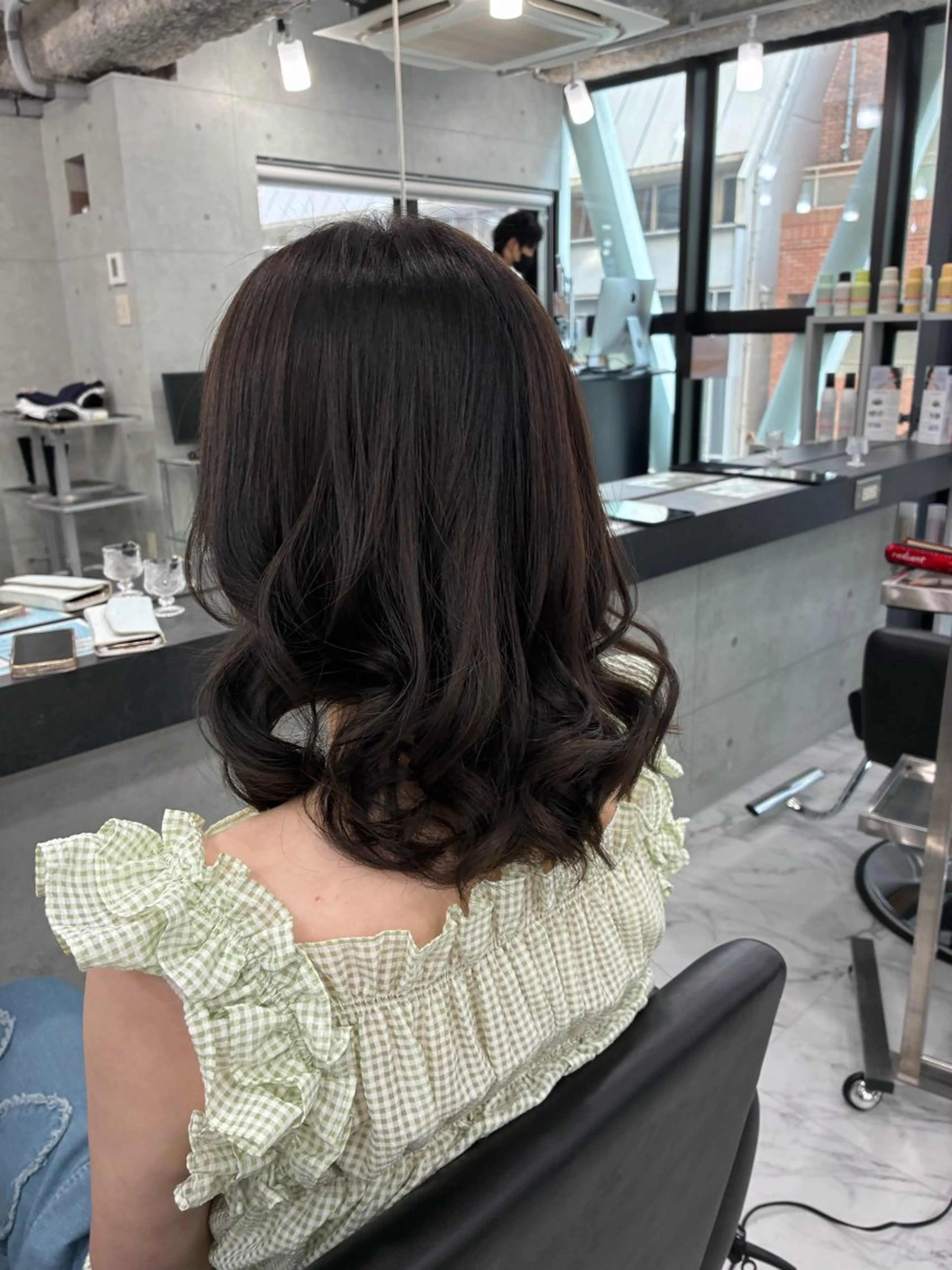 ミディアム カラー カット ヘアカラー Endearing所属・Endearing 北澤那未🌟銀座のヘアスタイル