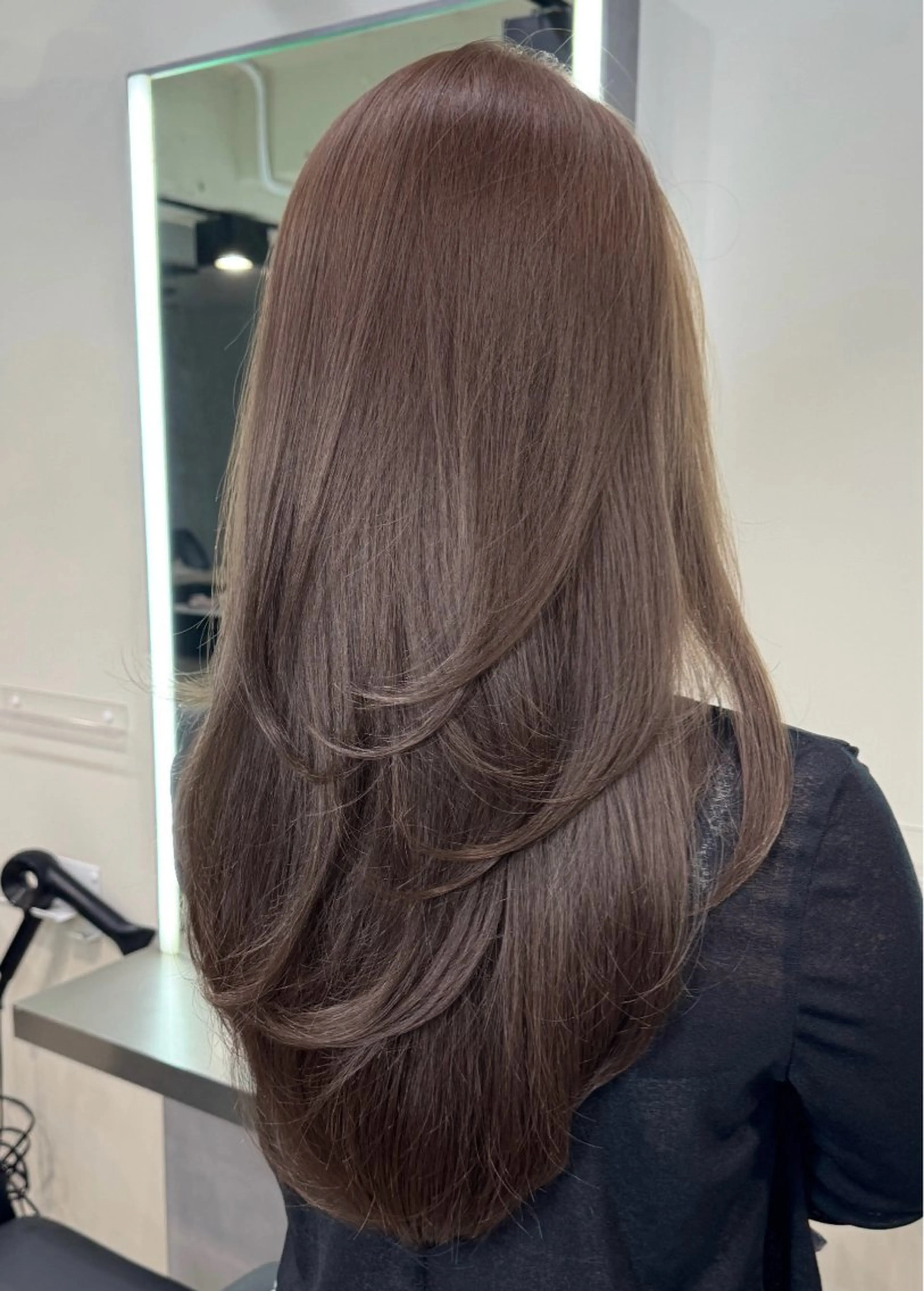 ロング カラー 艶カラー♡クール トレンドヘア♡アユミのヘアスタイル