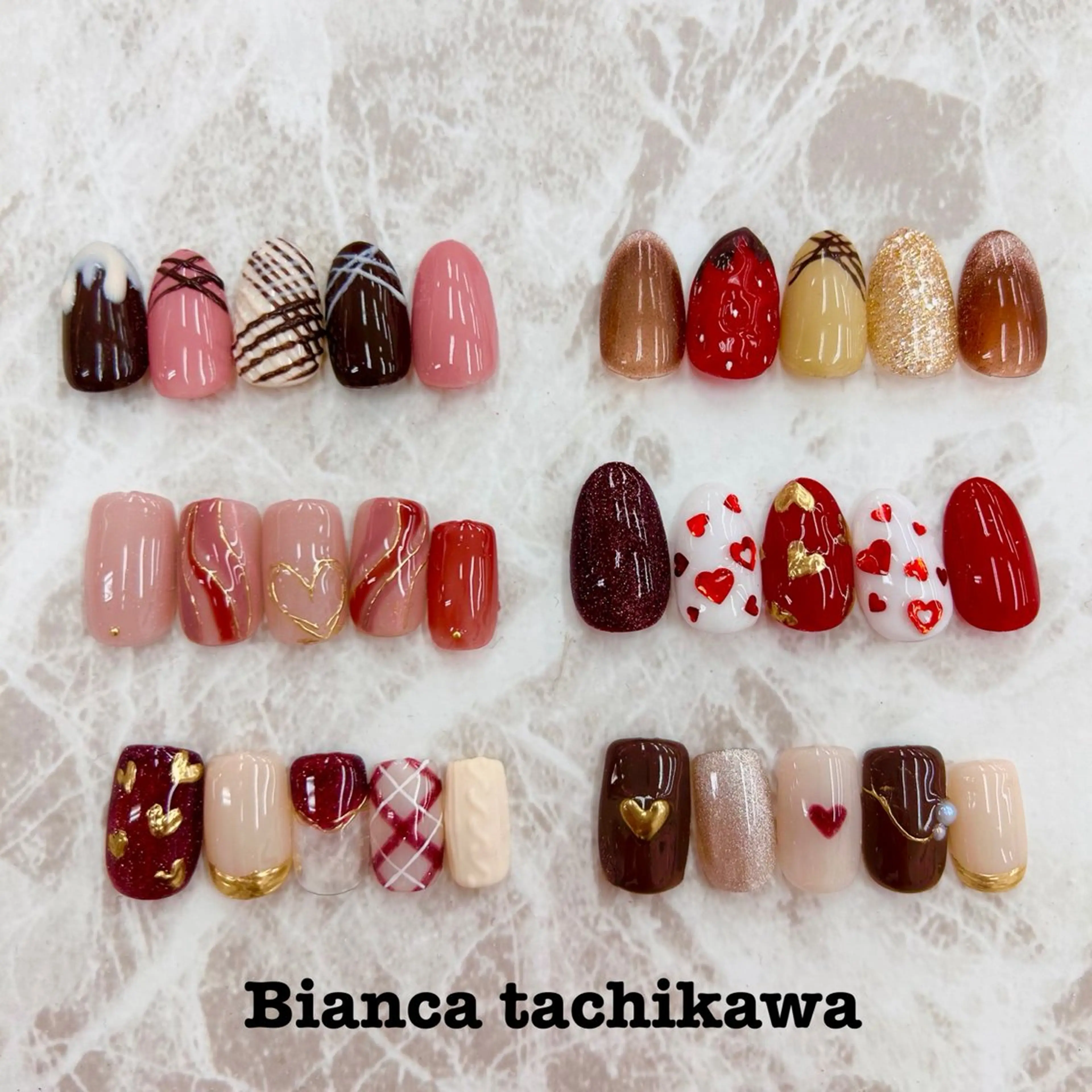 ネイル Bianca 立川店 小川のネイルデザイン