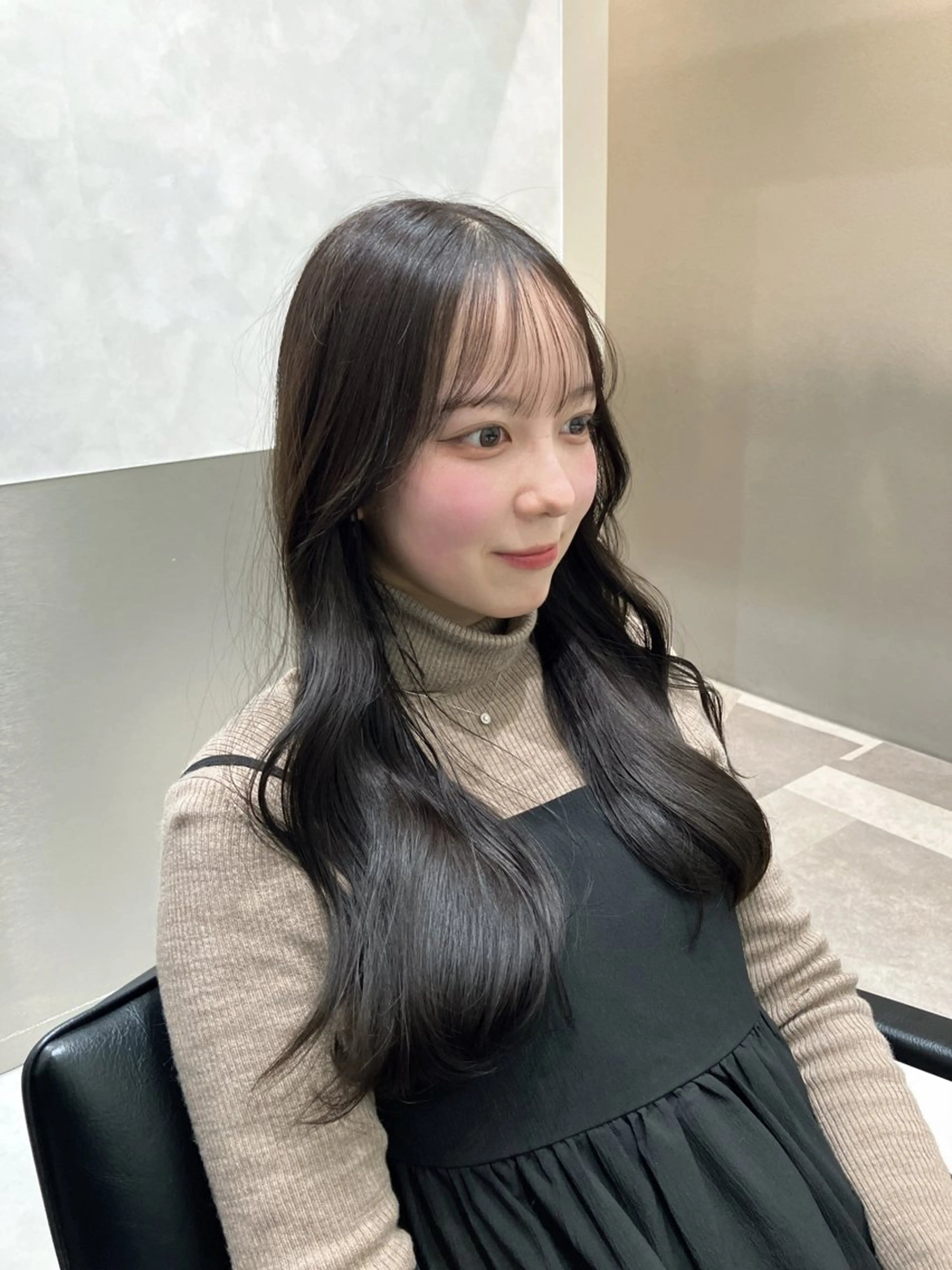 ロング カラー カット ヘアカラー トリートメント GO TODAY SHAIRE SALON原宿vita店舗所属・🩷完全マンツーマン 💖ASAHIのヘアスタイル