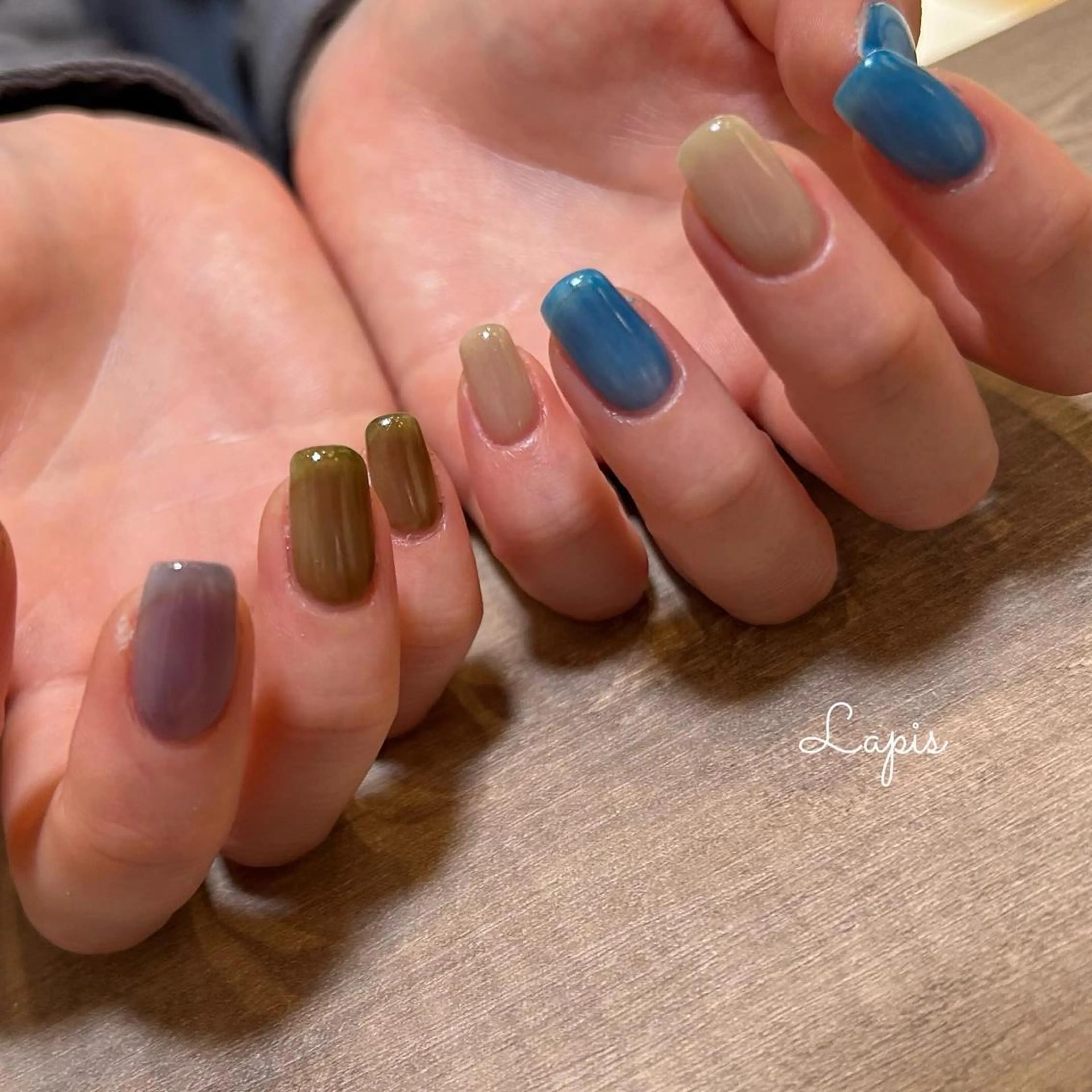 ネイル ハンドネイル Lapis *のネイルデザイン