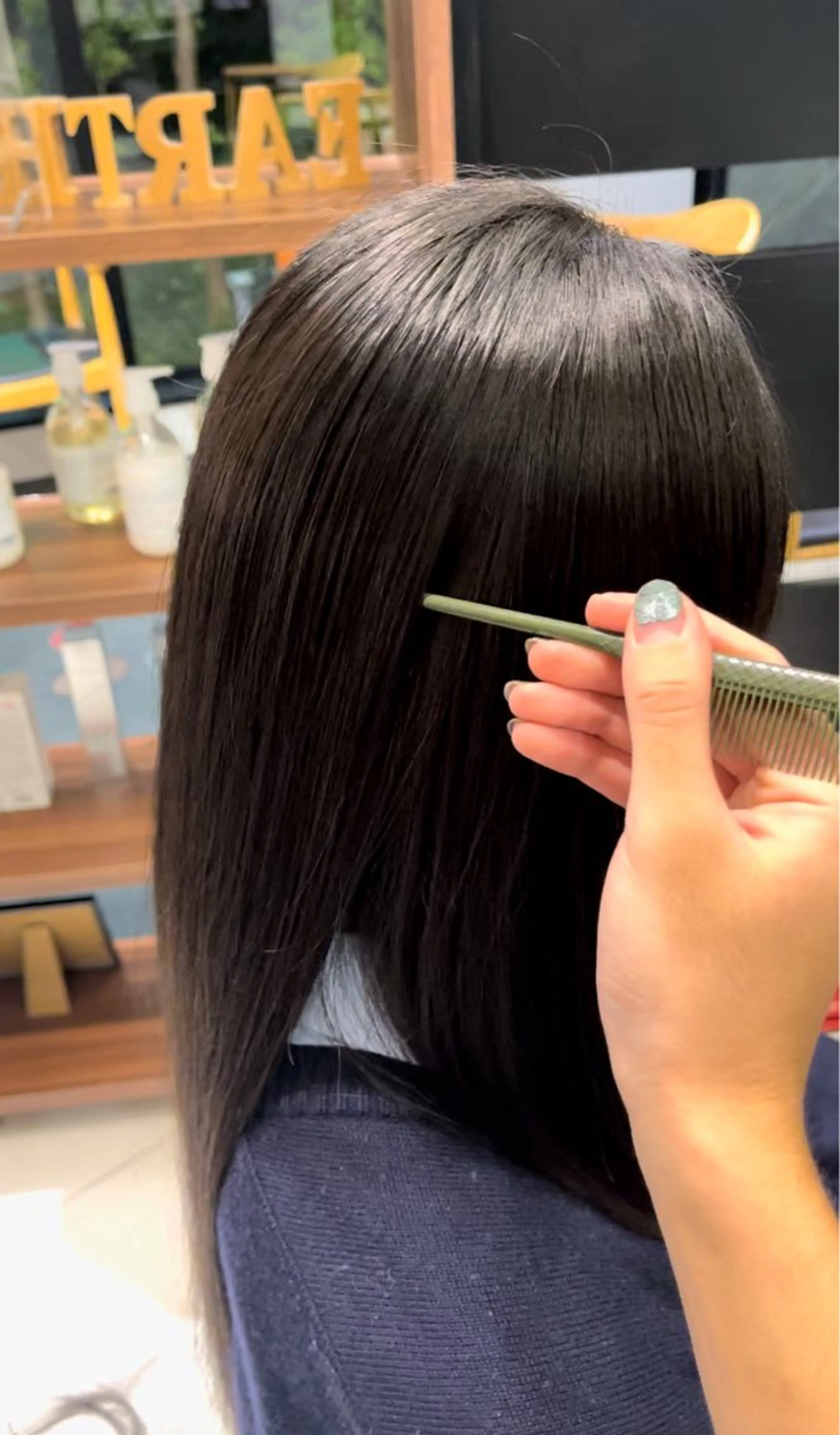 【新規】カラー+トリートメント【毎月先着100名限定BYKARTE無料】キャラデコカラー+トリートメントの写真