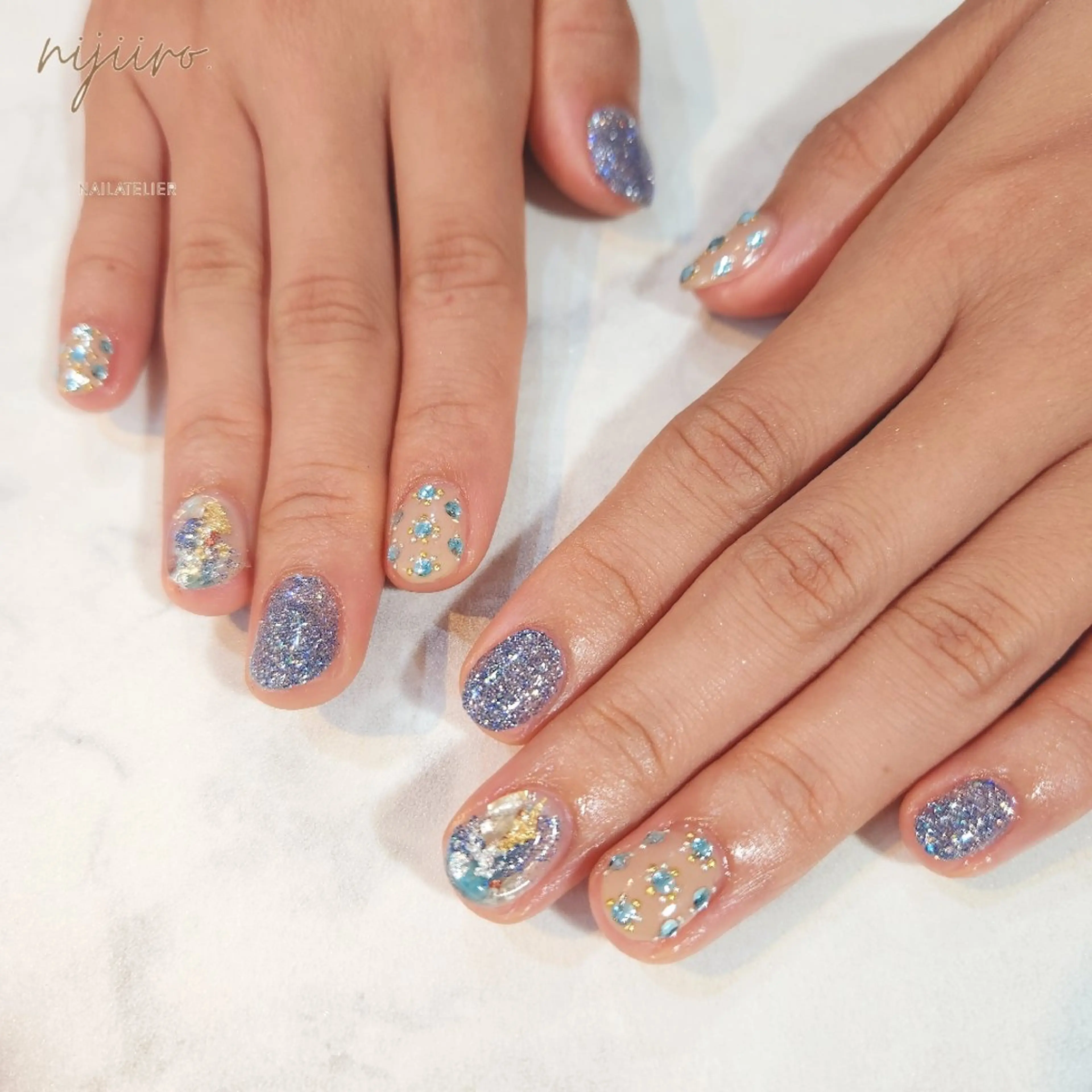 ネイル ハンドネイル nailatelier nijiiro.所属・nijiiro🌈 サトウのネイルデザイン