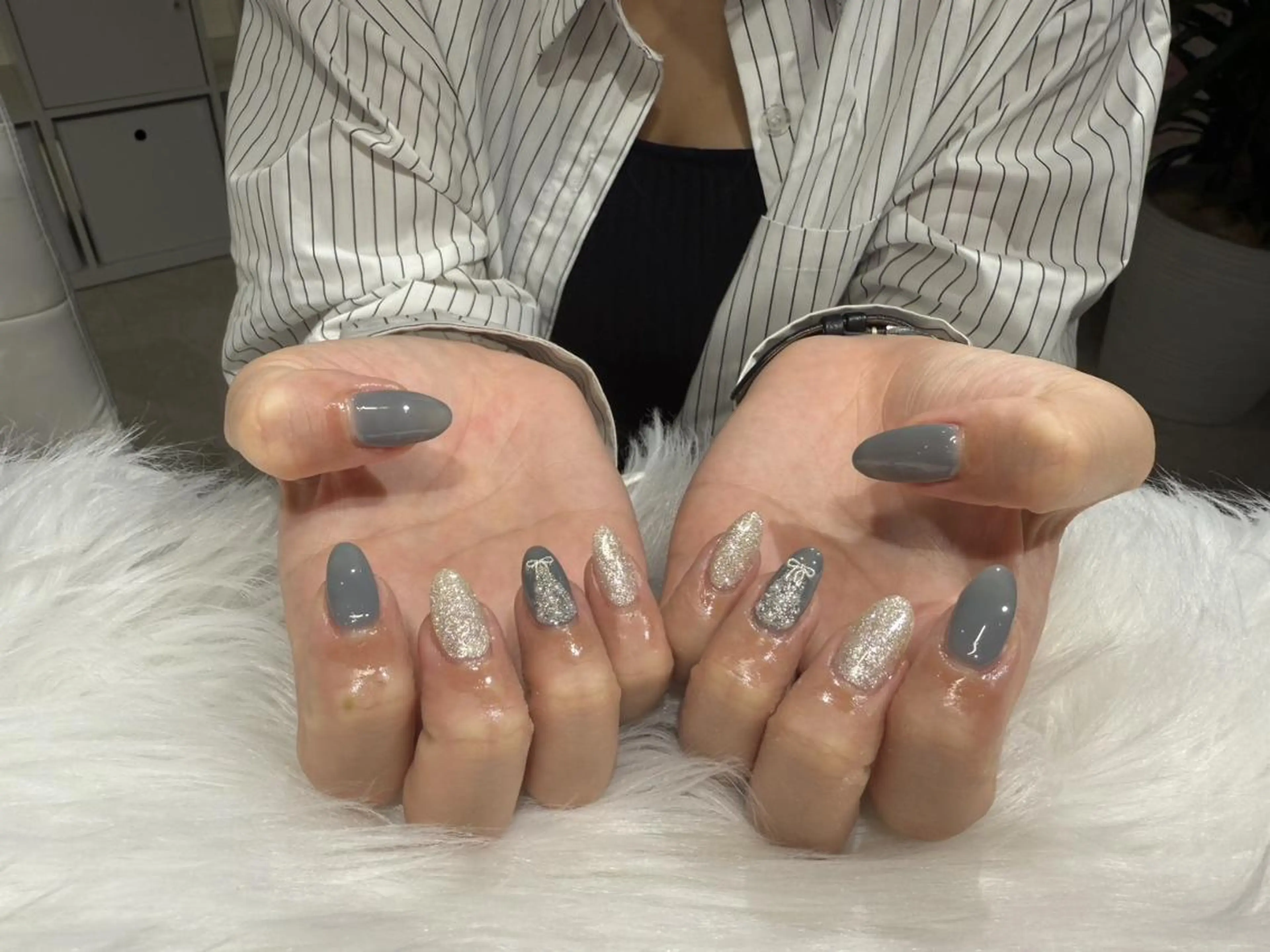 ネイル グリーン Salon chou chou所属・chouchou renaのネイルデザイン