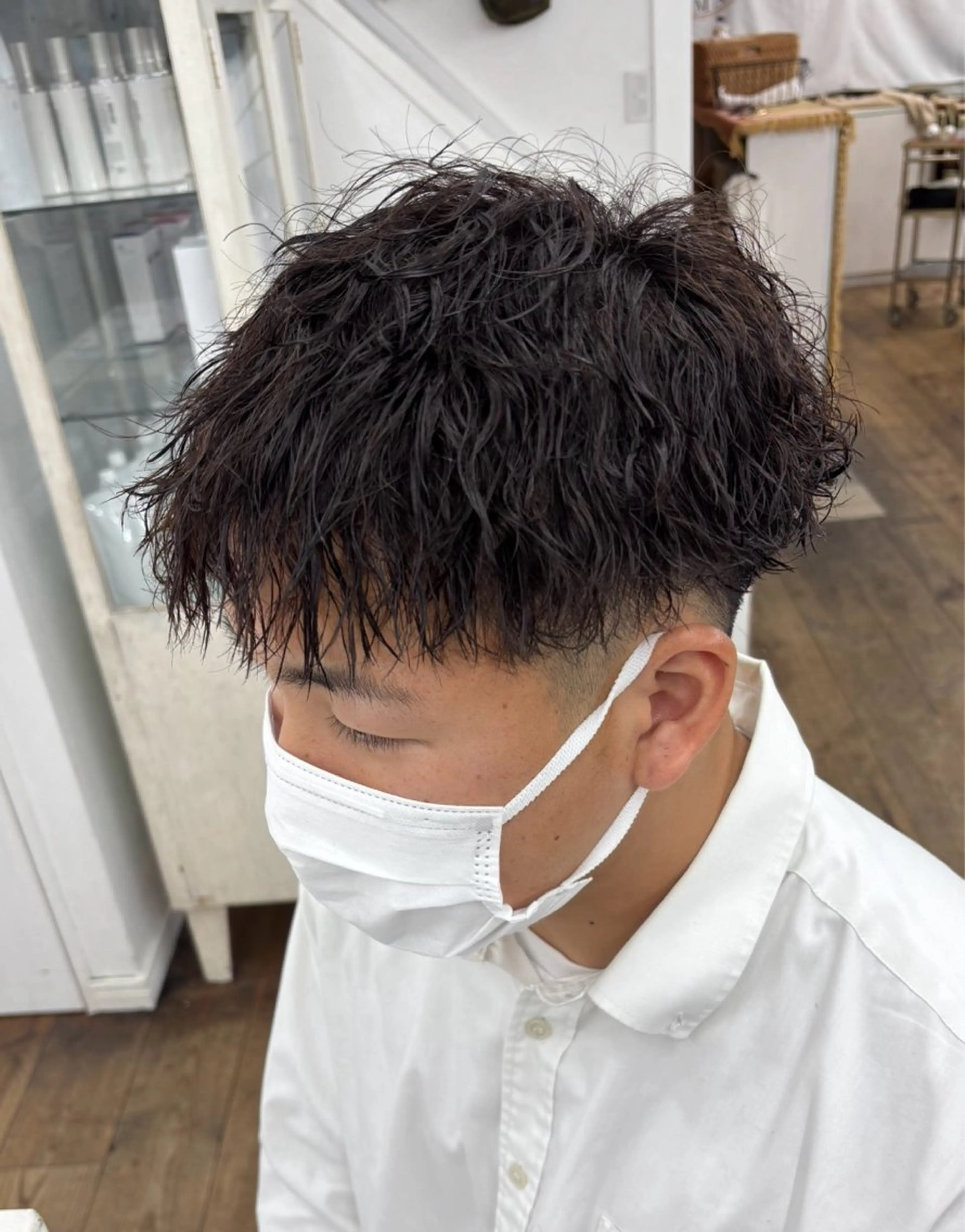 パーマ メンズ カット パーマ メンズ特化サロン Ryomaのヘアスタイル