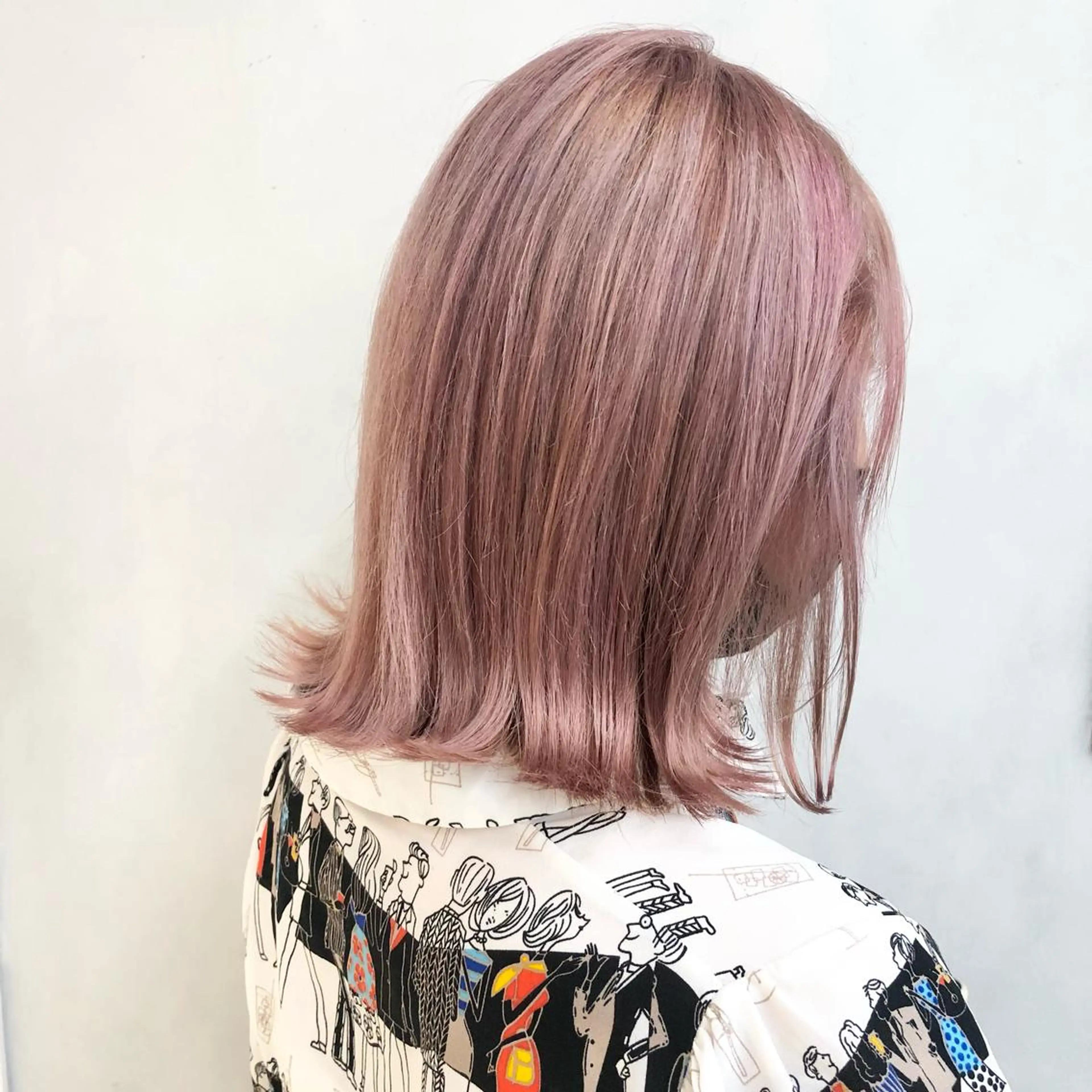 ミディアム カット ヘアカラー トリートメント 🤍髪質改善➕透明感 カラー🤍川上葵のヘアスタイル