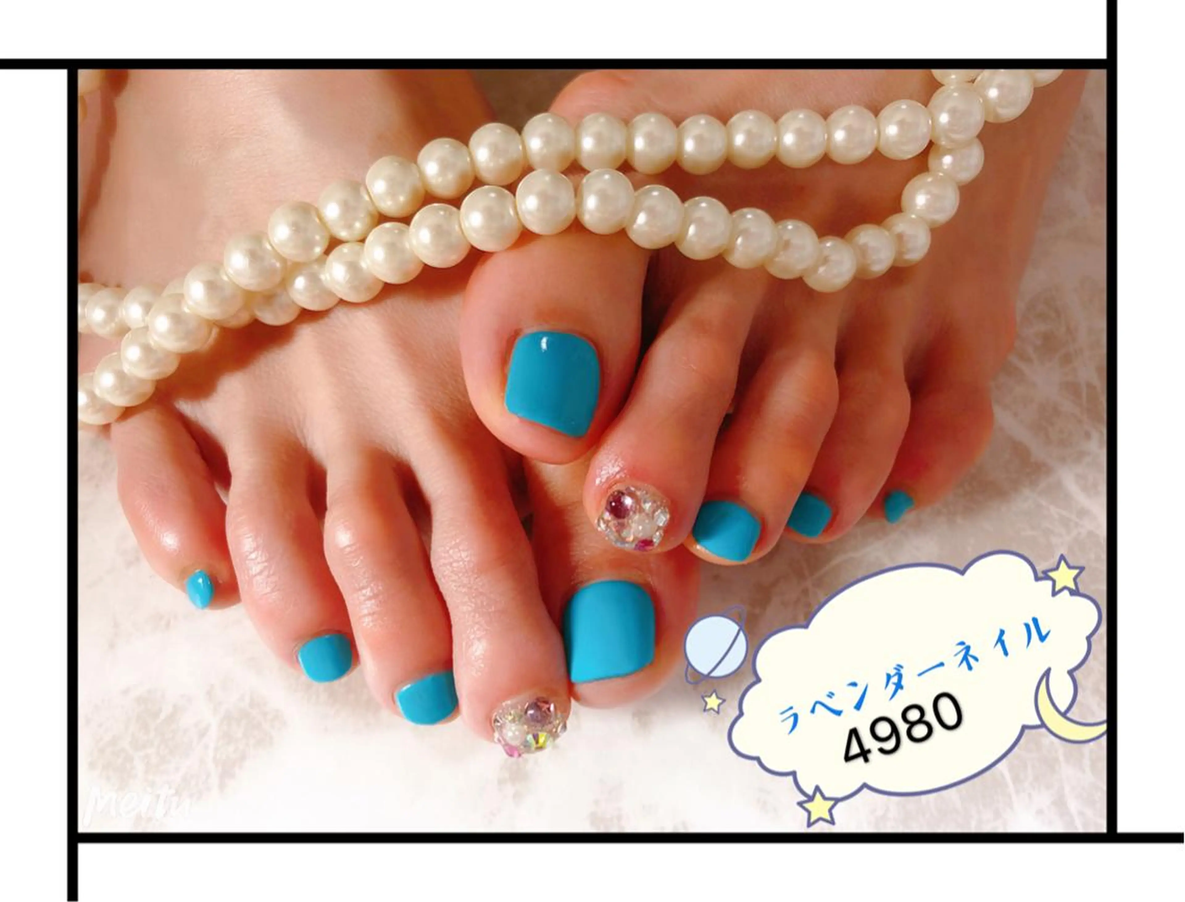 ネイル ラベンダー💖日暮里 ルル💖ネイルのネイルデザイン