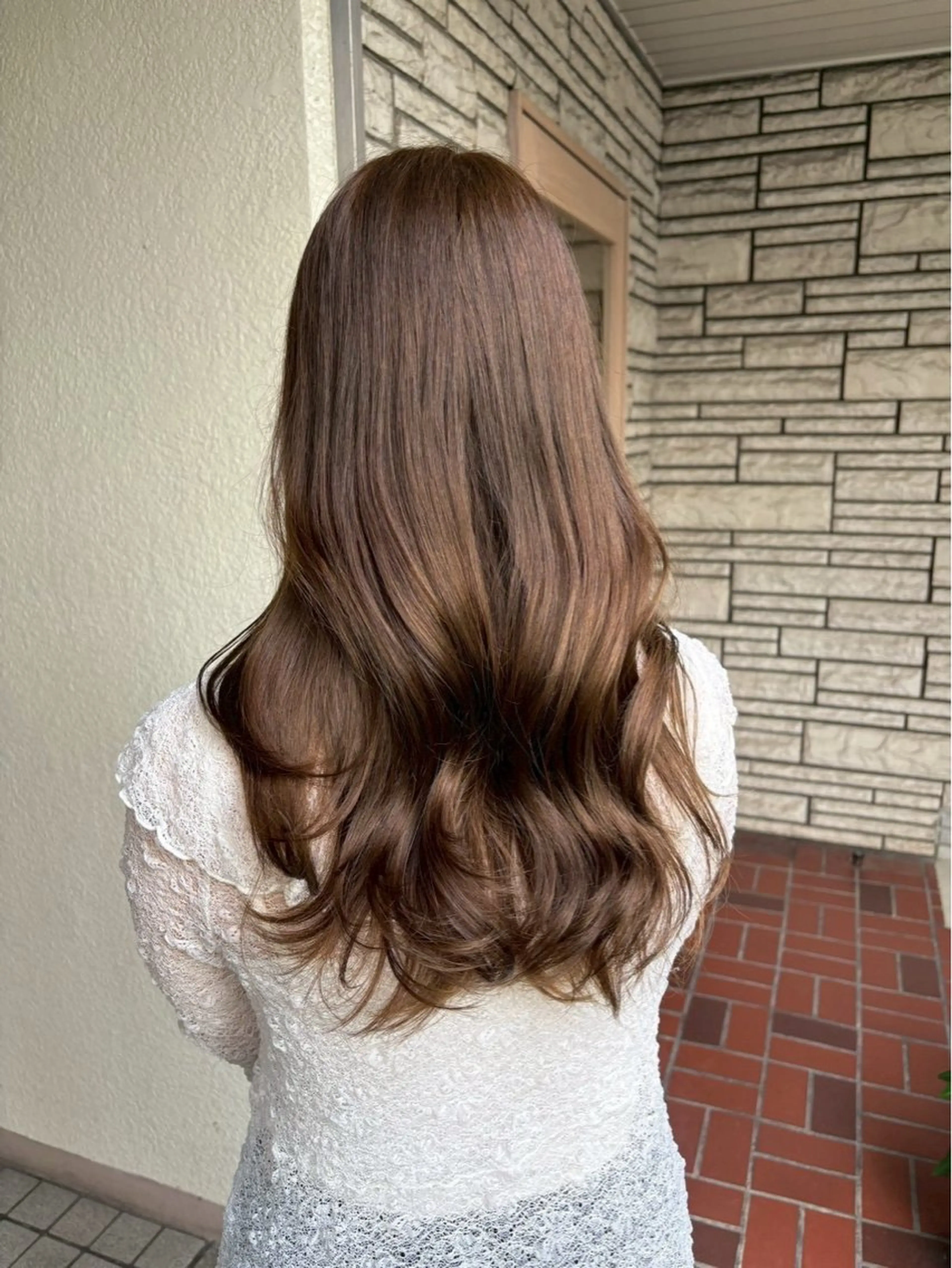 ロング カラー 須貝心花 fleurdelisのヘアスタイル