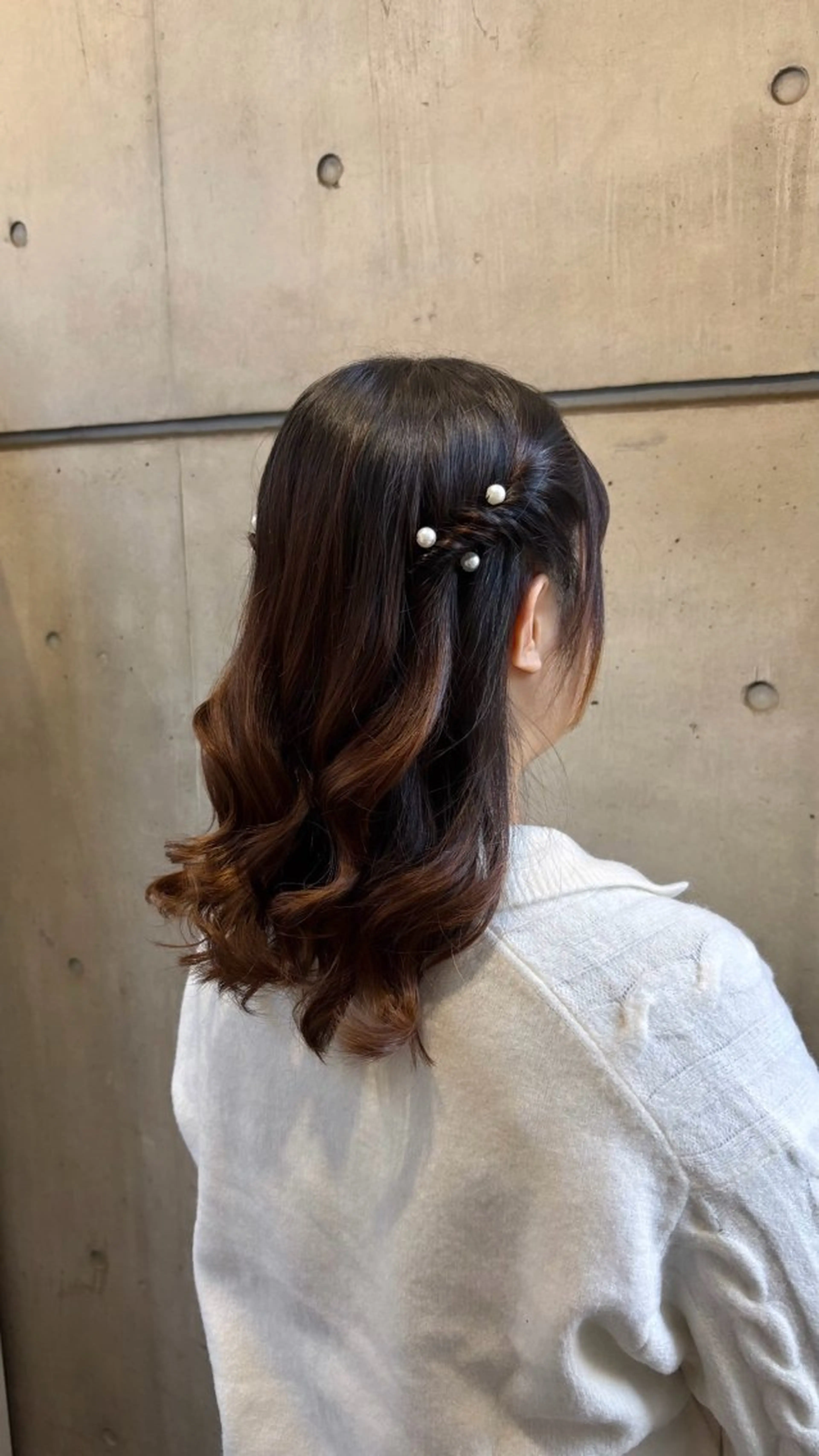ミディアム ヘアアレンジ MINX　長池 陽菜🎀のヘアスタイル