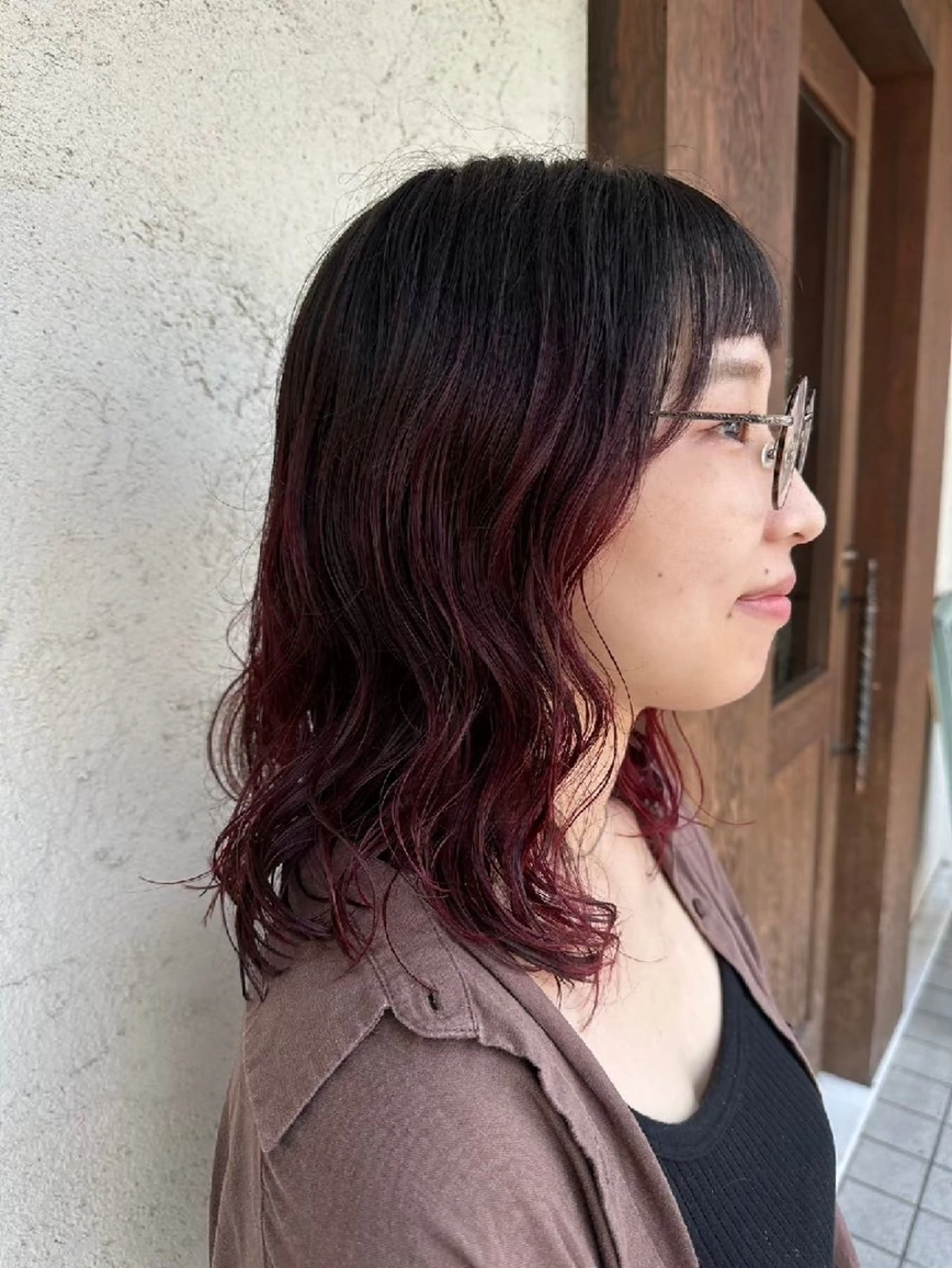 カラー 束感まつぱ🥑🤍 NATUKI🤍のマツエク・マツパデザイン