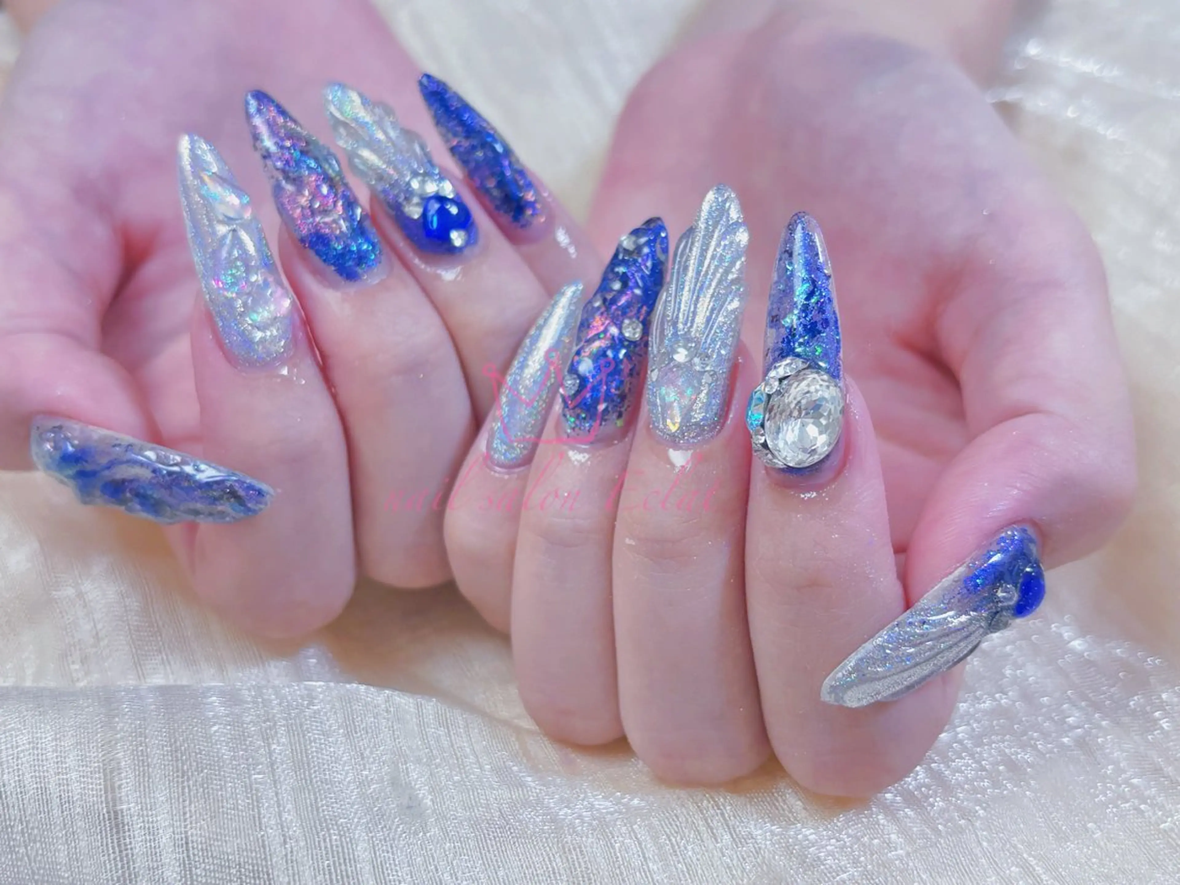 ネイル ハンドネイル ネイルサロンエクラ 🫧Shizukaのネイルデザイン