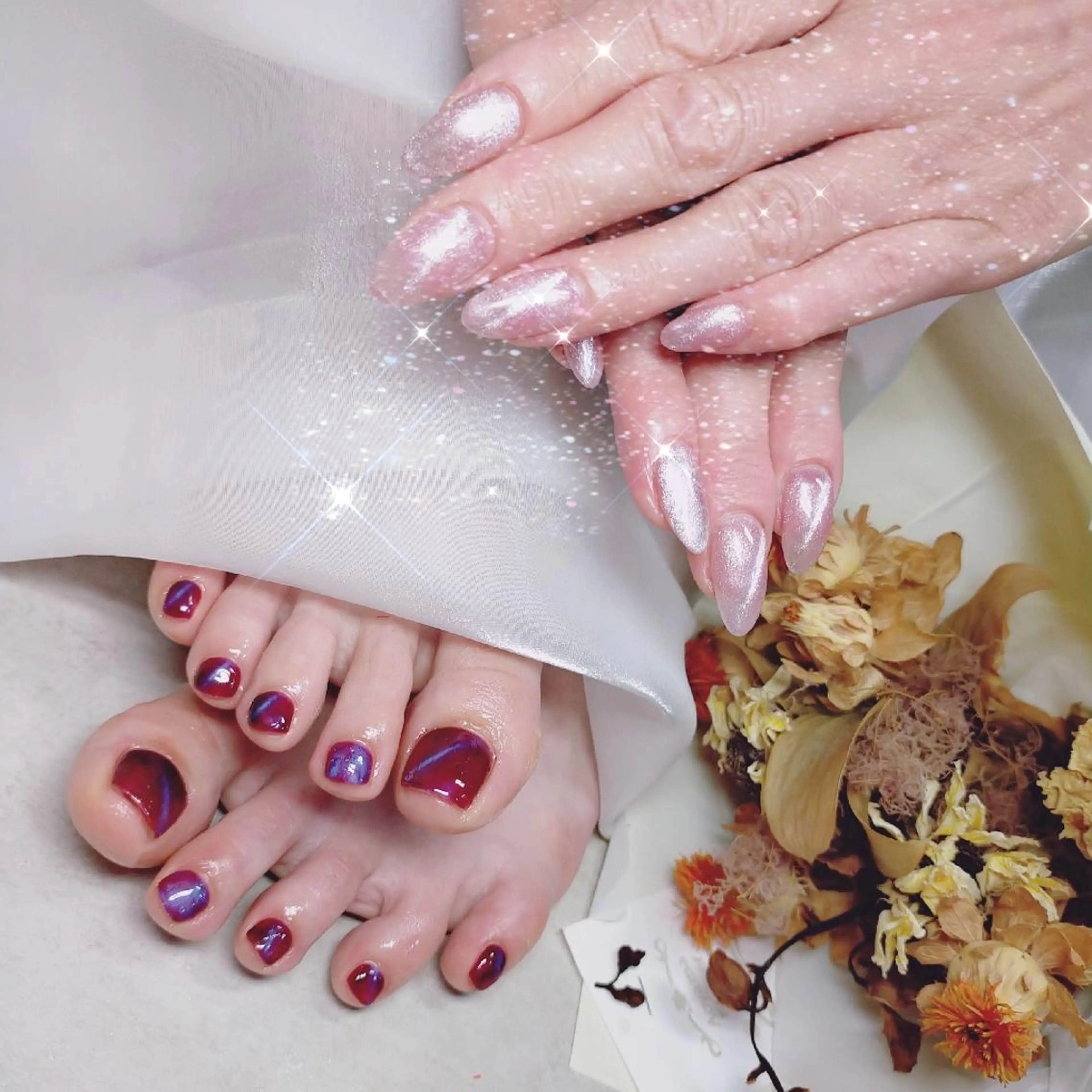 ネイル ハンドネイル フットネイル 森 ネイルサロンのネイルデザイン