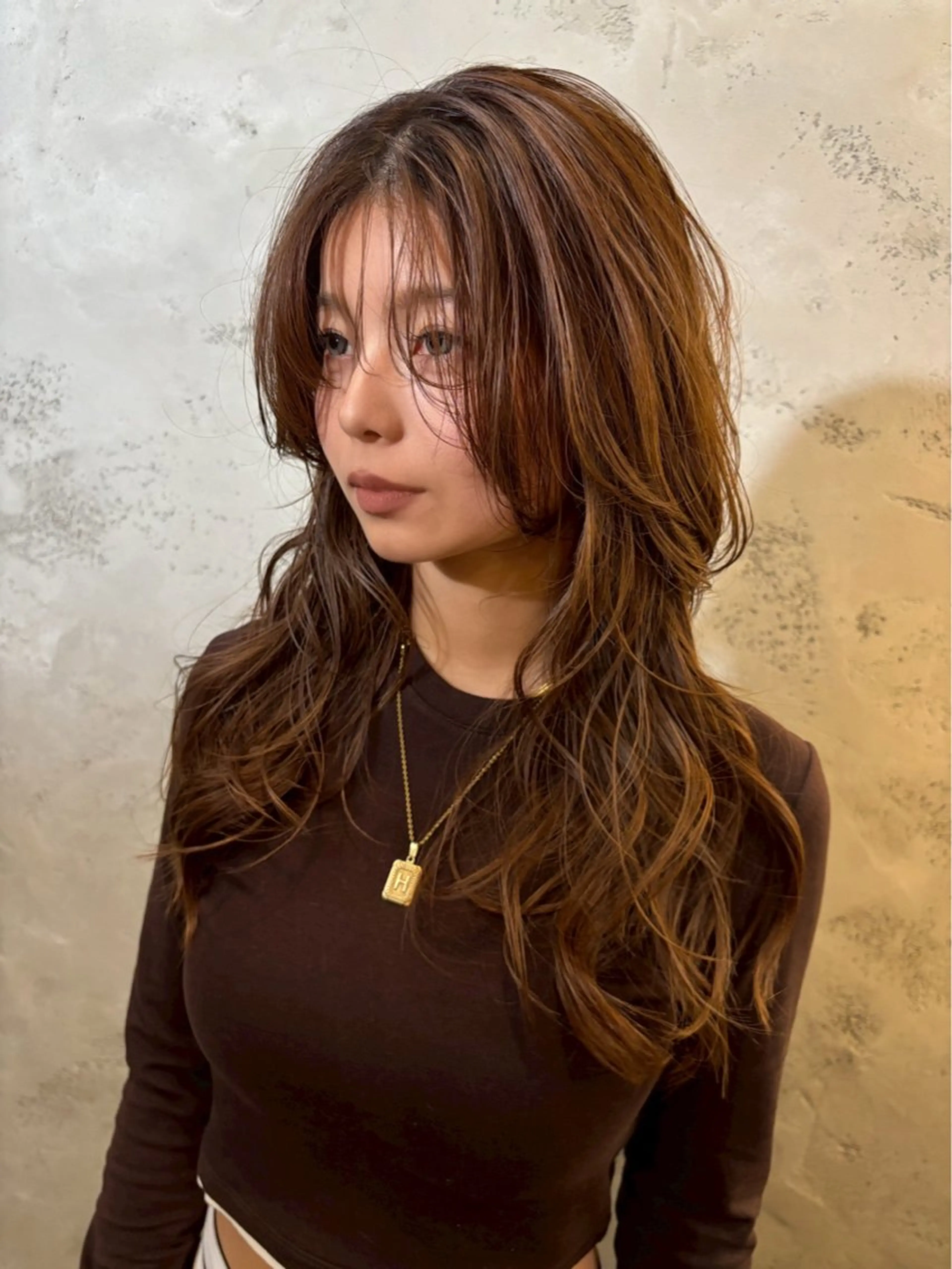 ロング カラー ダブルカラー NORA Harumi🌞のヘアスタイル