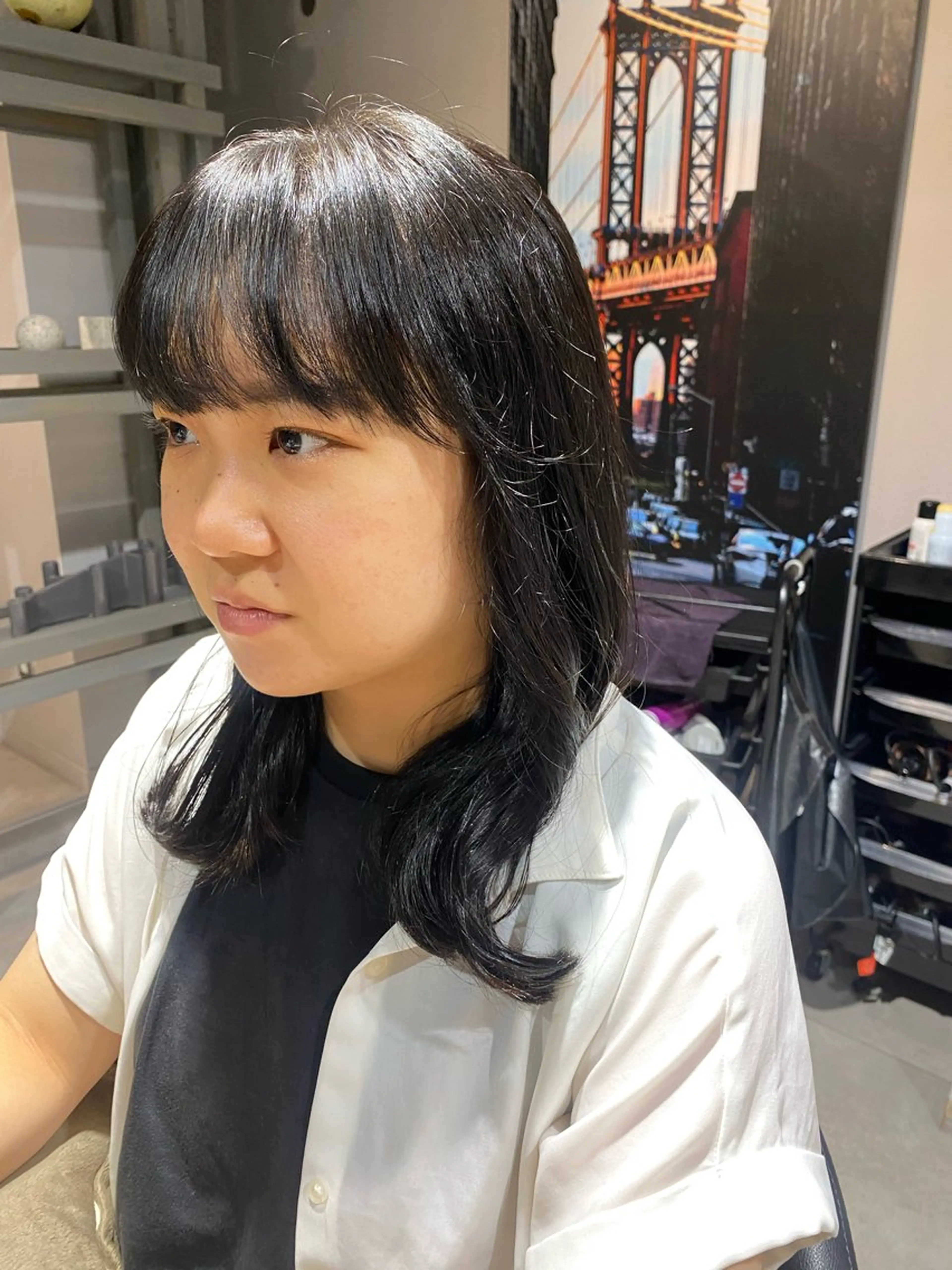 ミディアム カラー ヘアカラー トリートメント Dxxxx III所属・女性目線の大人 メンズ*Ayakaのヘアスタイル