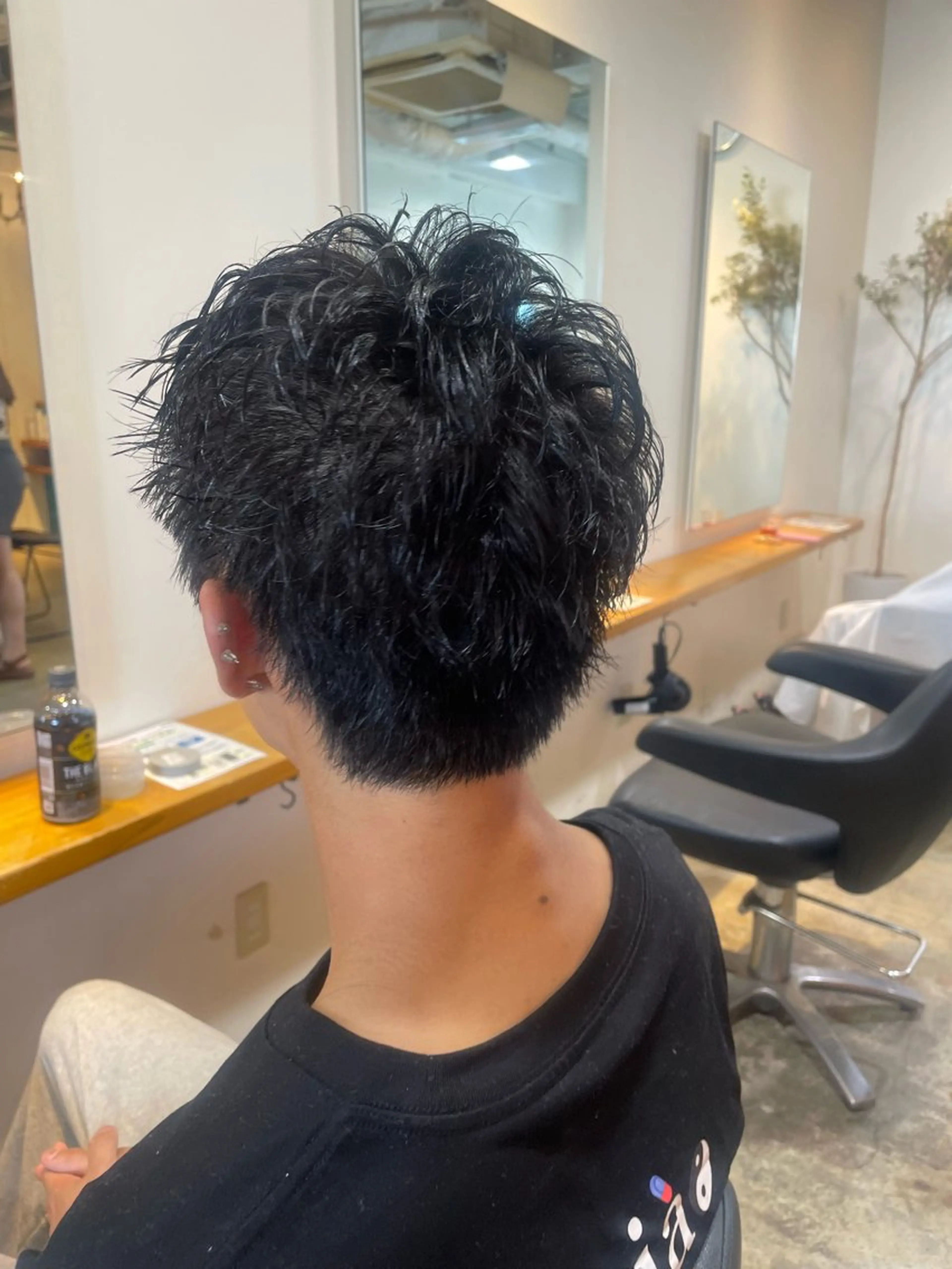 ショート パーマ メンズ RIN/韓国ヘア レイヤーカットのヘアスタイル