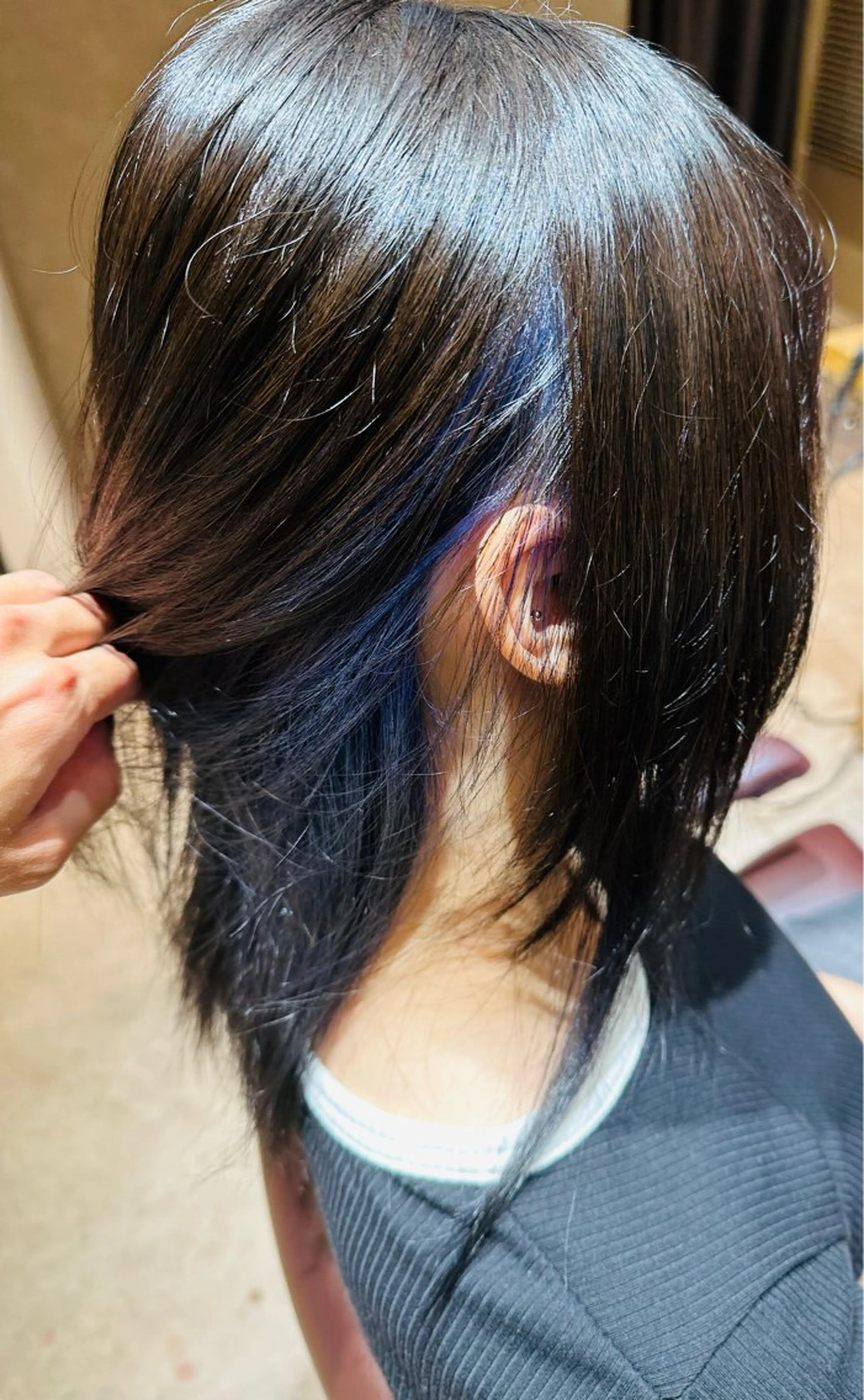 カラー インナーカラー La fith hair  sunny 淡路店所属・Nishiura Shinjiのヘアスタイル