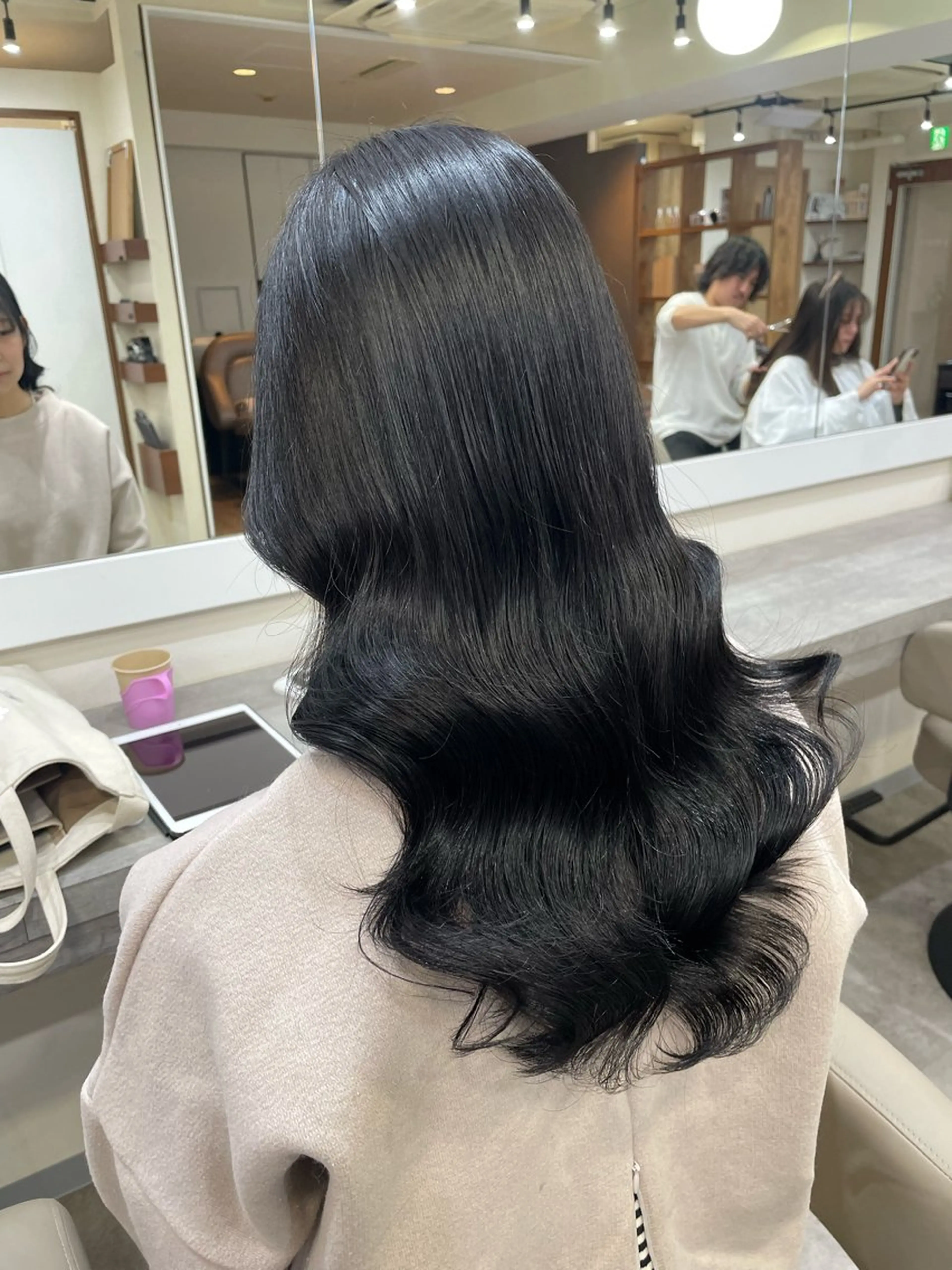 ロング パーマ 韓国風パーマ/ヘア セット/店長みづきのヘアスタイル