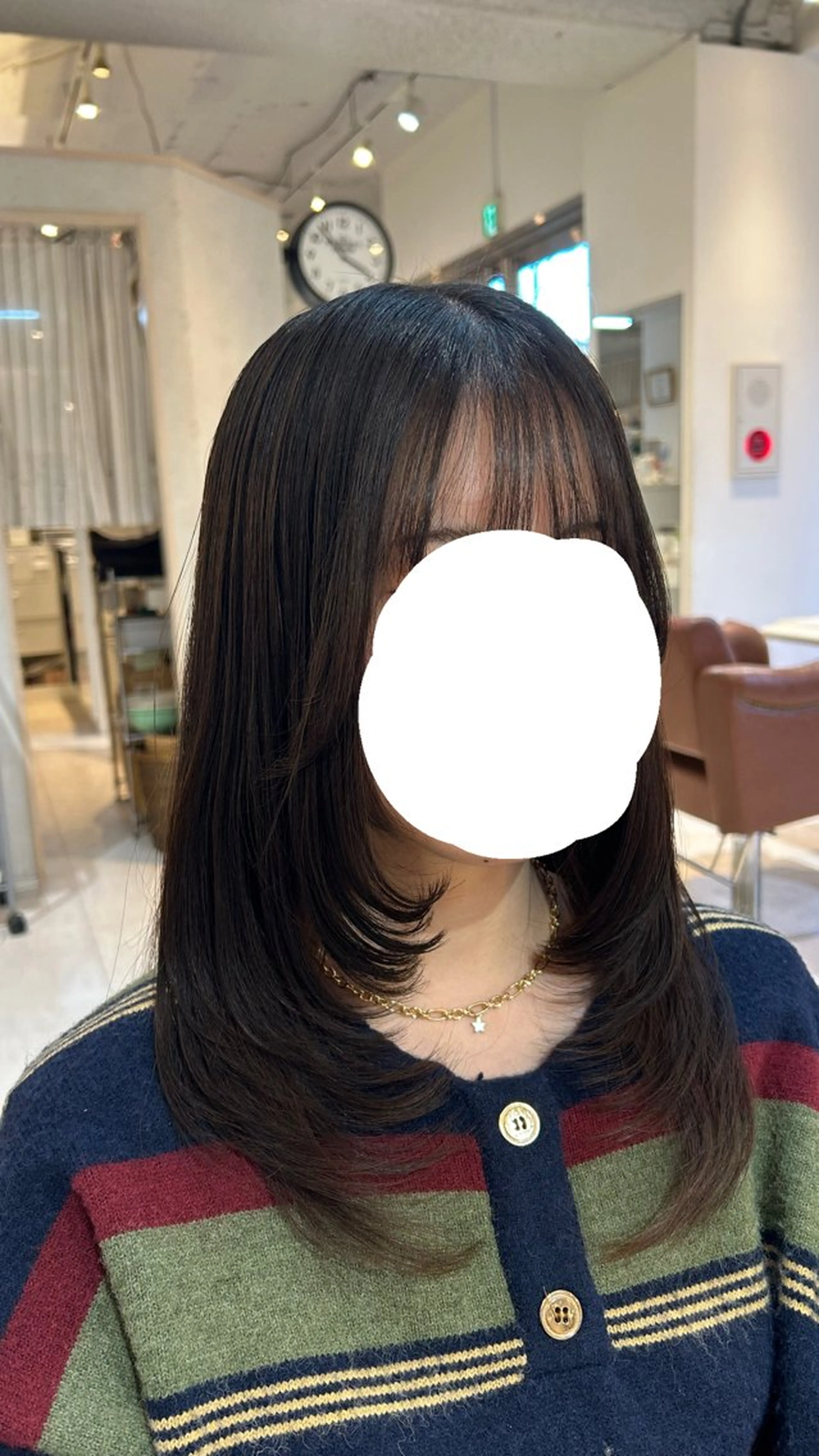 ロング カット オレンジポップ流山おおたかの森店所属・二本柳 愛里のヘアスタイル