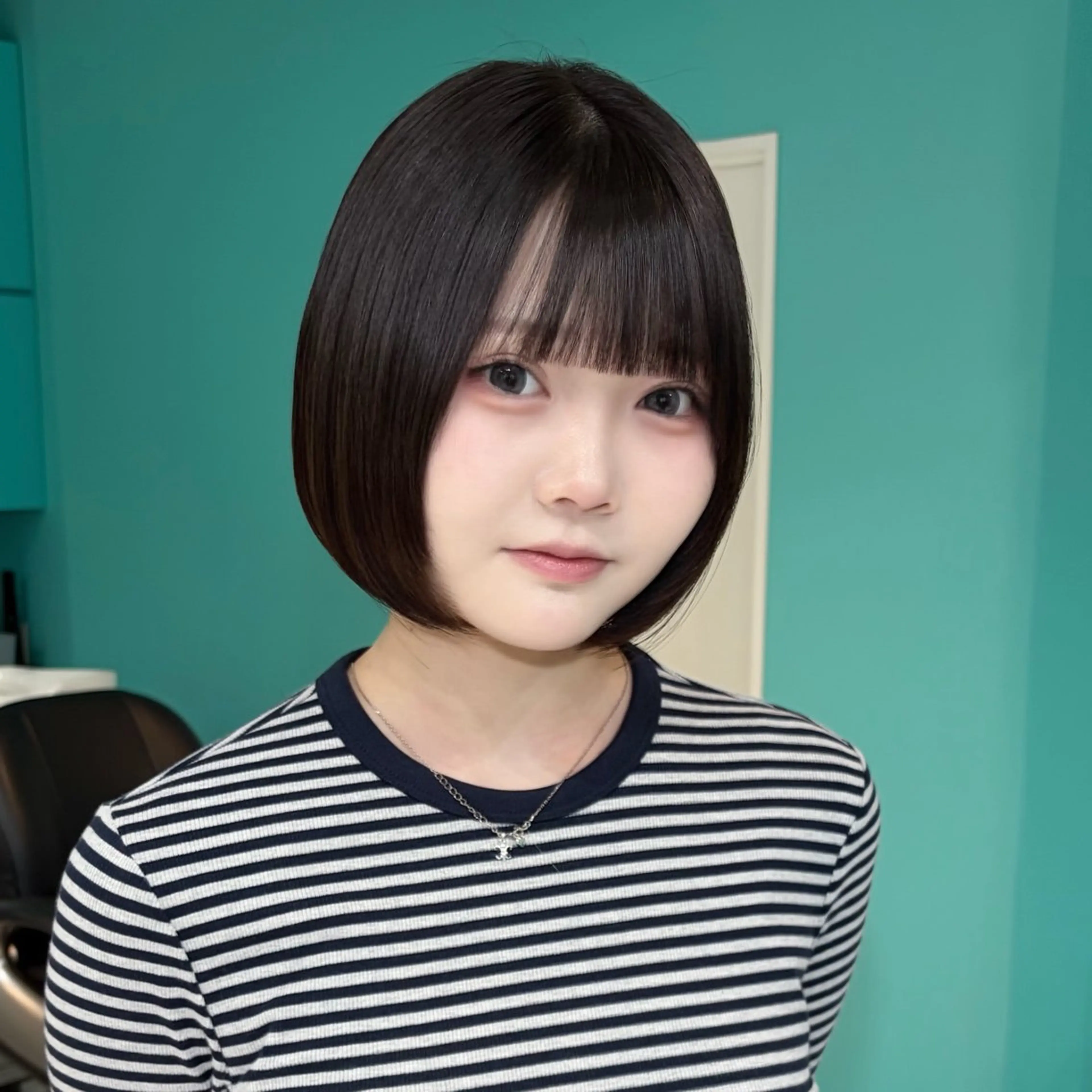 ショート ボブ カット トリートメント ヘッドスパ デザインカラー/ ボブ/Natsukiのヘアスタイル