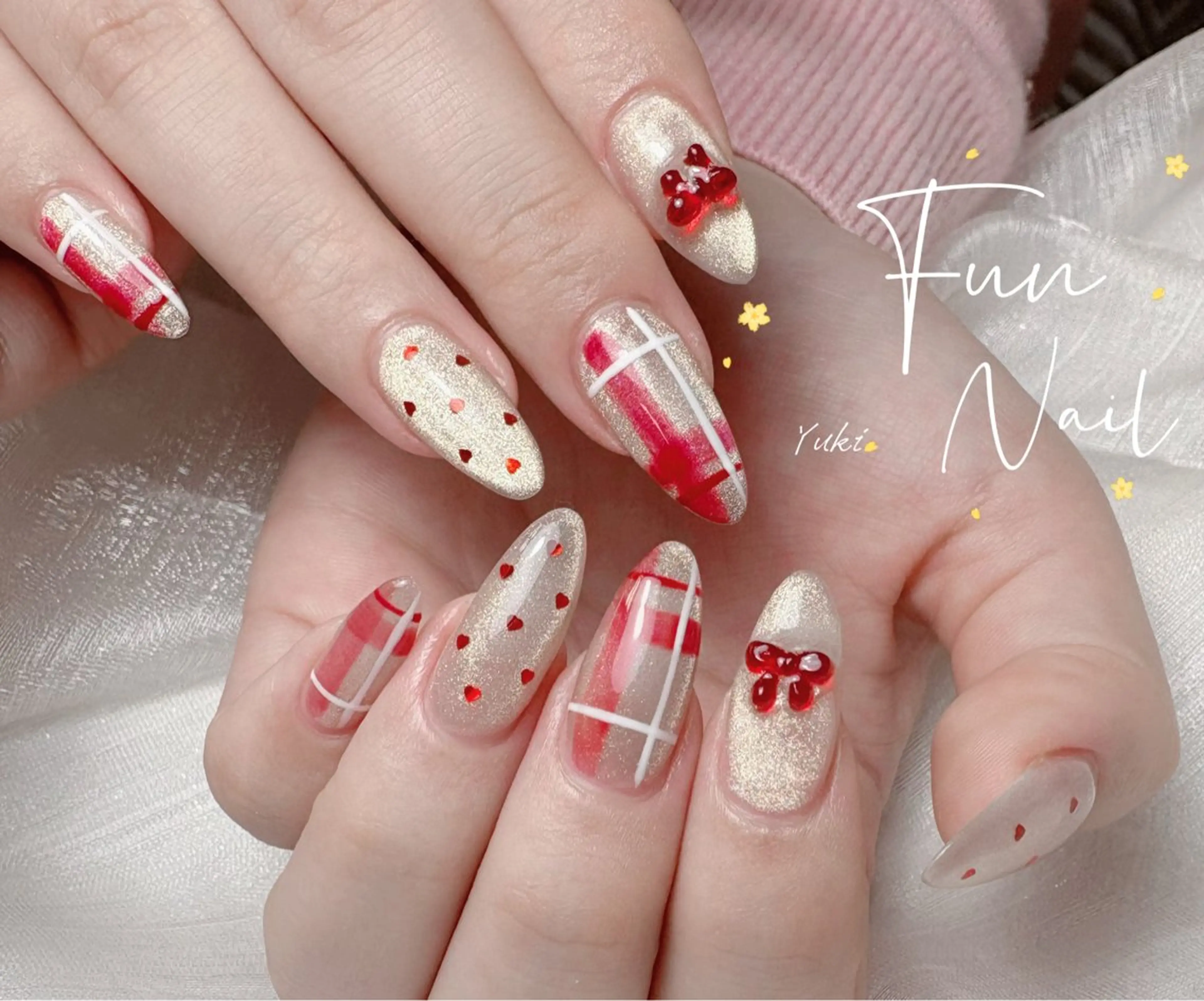 ネイル ハンドネイル ファンネイル所属・Yuki 🎀Fun nailのネイルデザイン