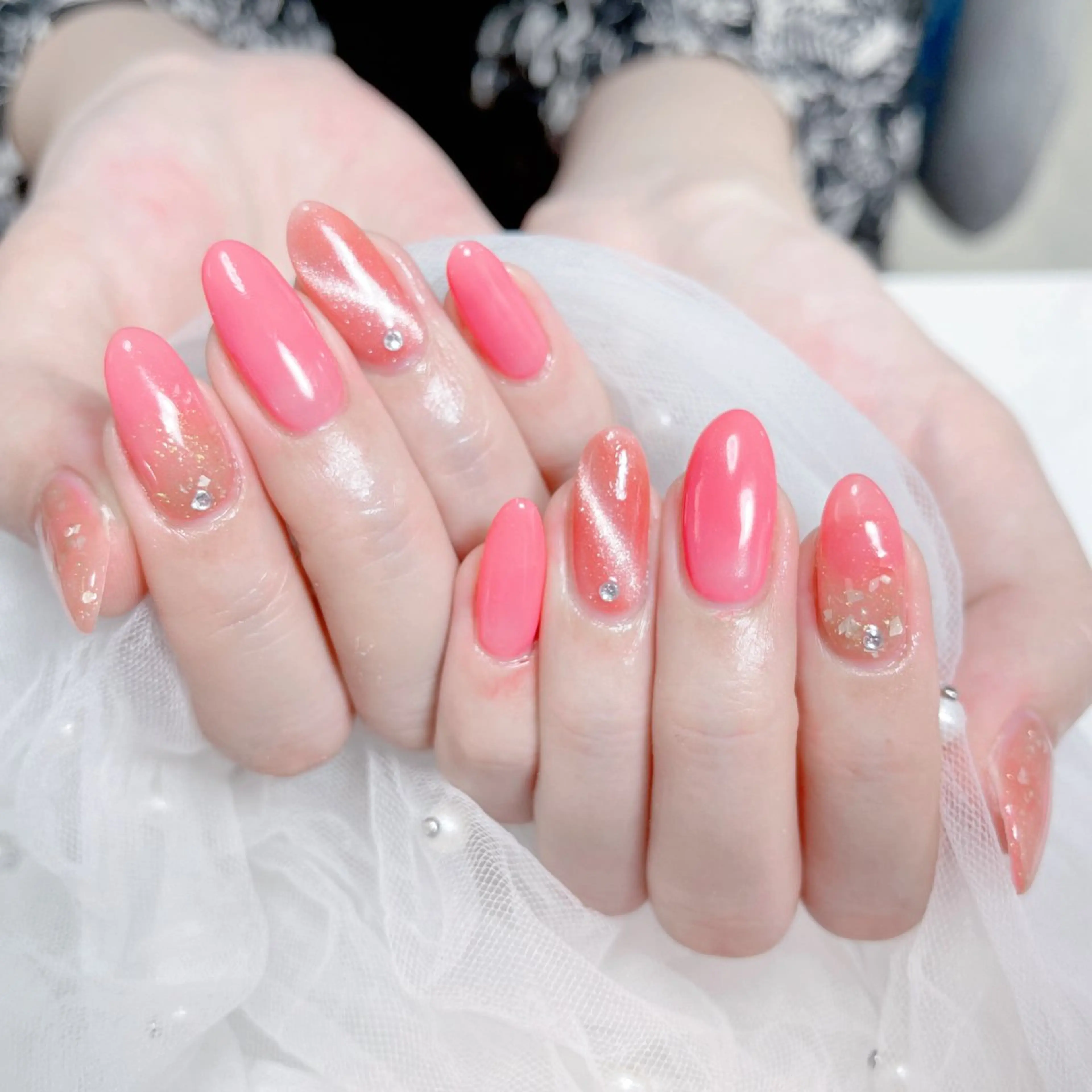 ネイル 🎀ネイルサロン エクラYUI🎀のネイルデザイン