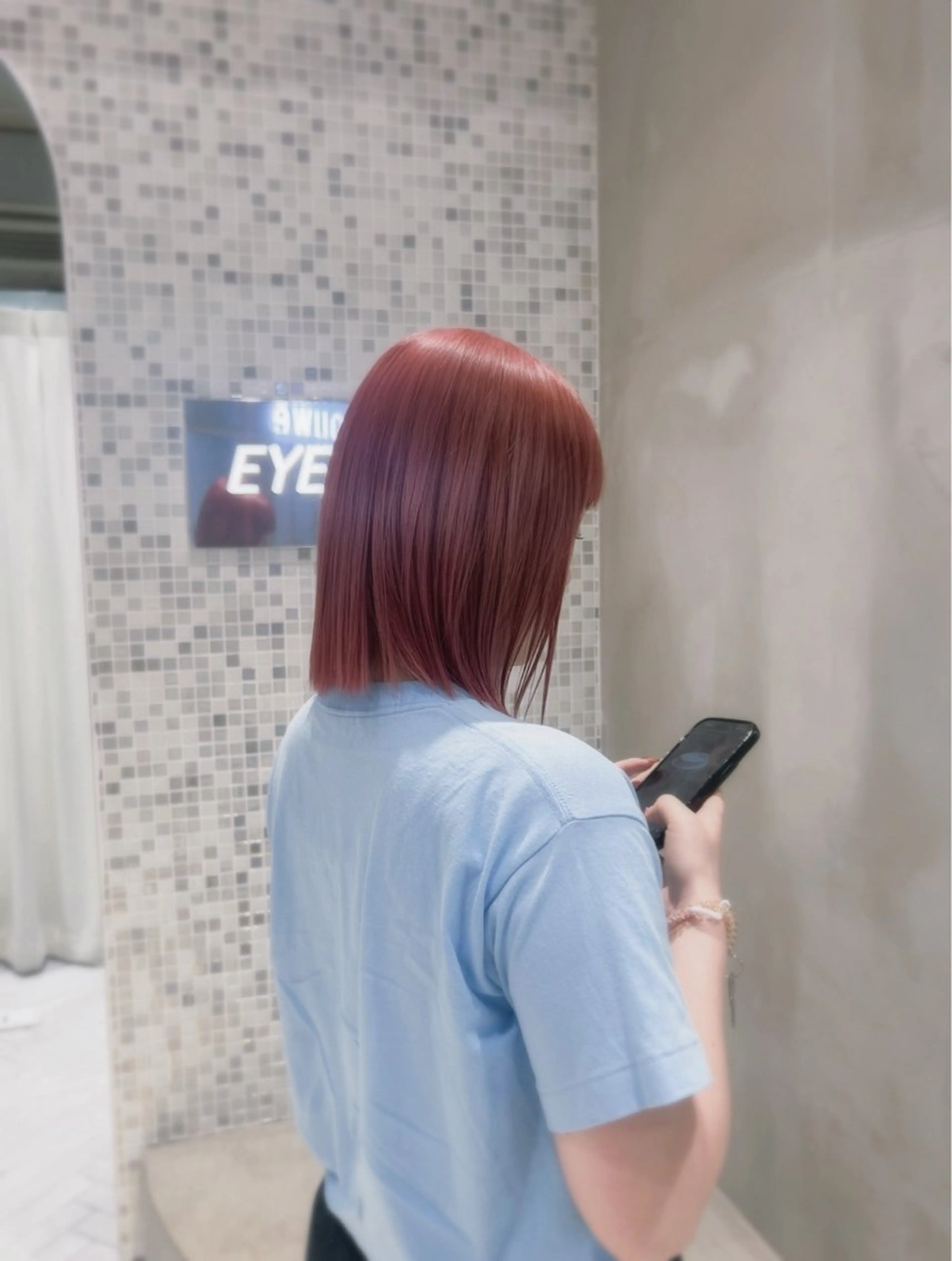 カラー ベージュカラー ピンクカラー ピンクベージュ ヘアカラー ハイトーン/くすみ カラー seina★のヘアスタイル