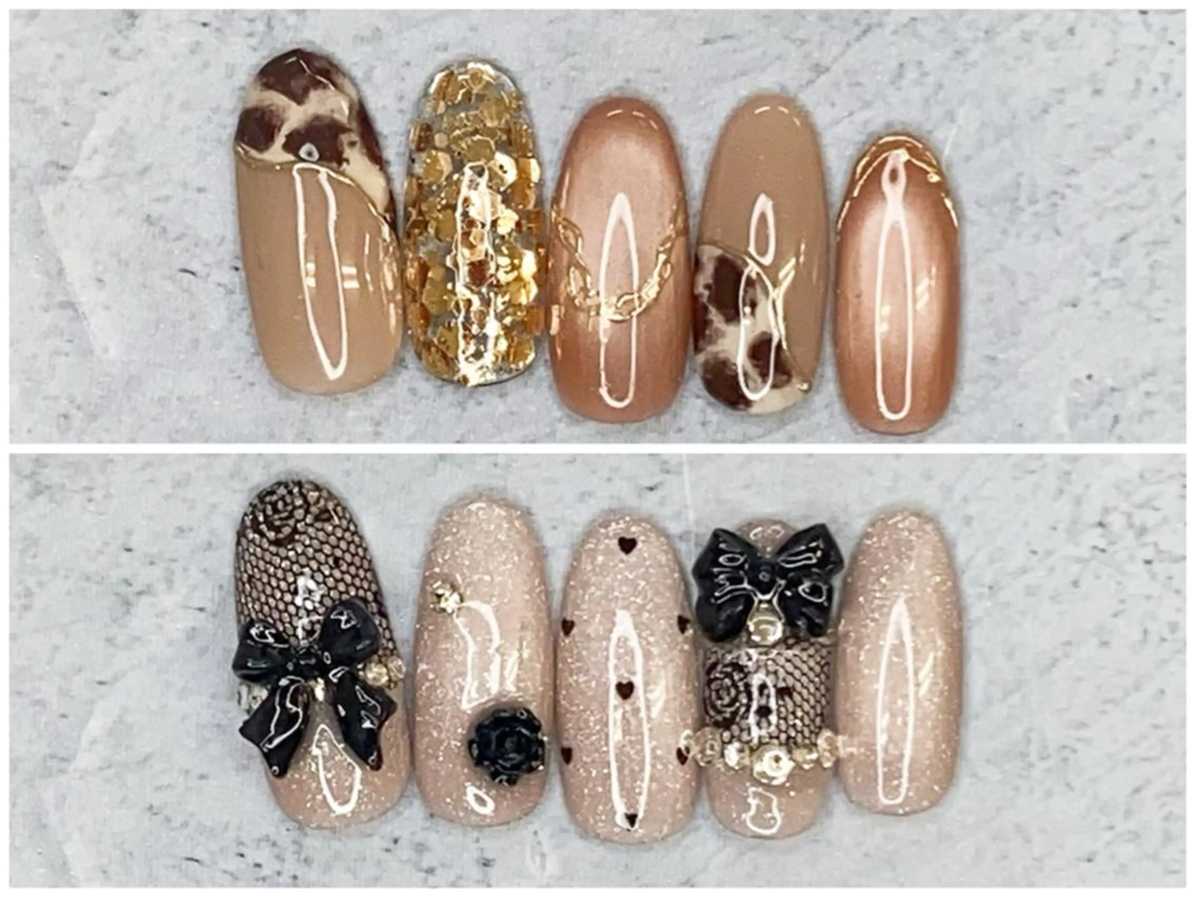 ネイル ハンドネイル Milana 西里のネイルデザイン