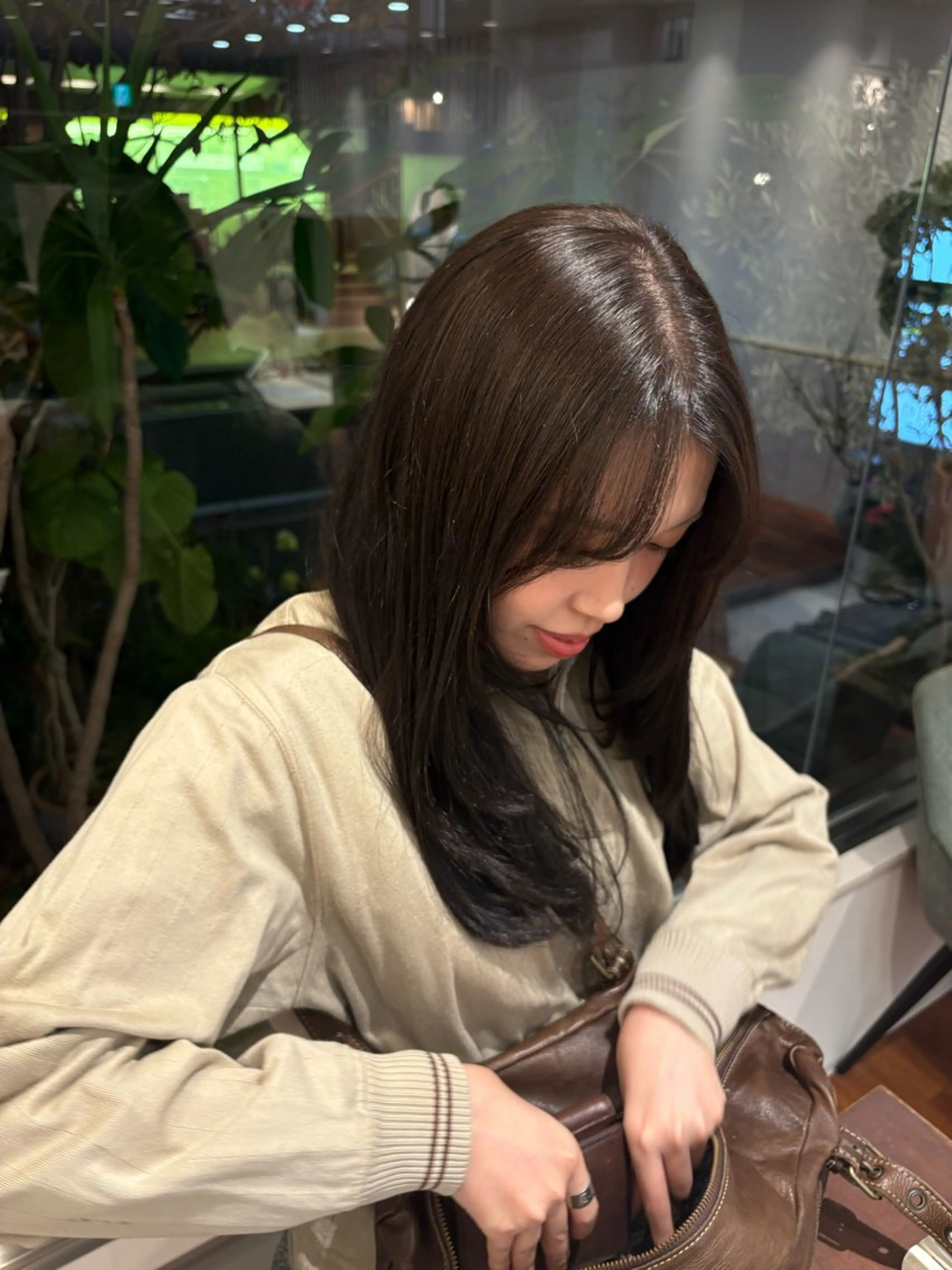 ロング カラー PRIMA所属・佃 風子のヘアスタイル