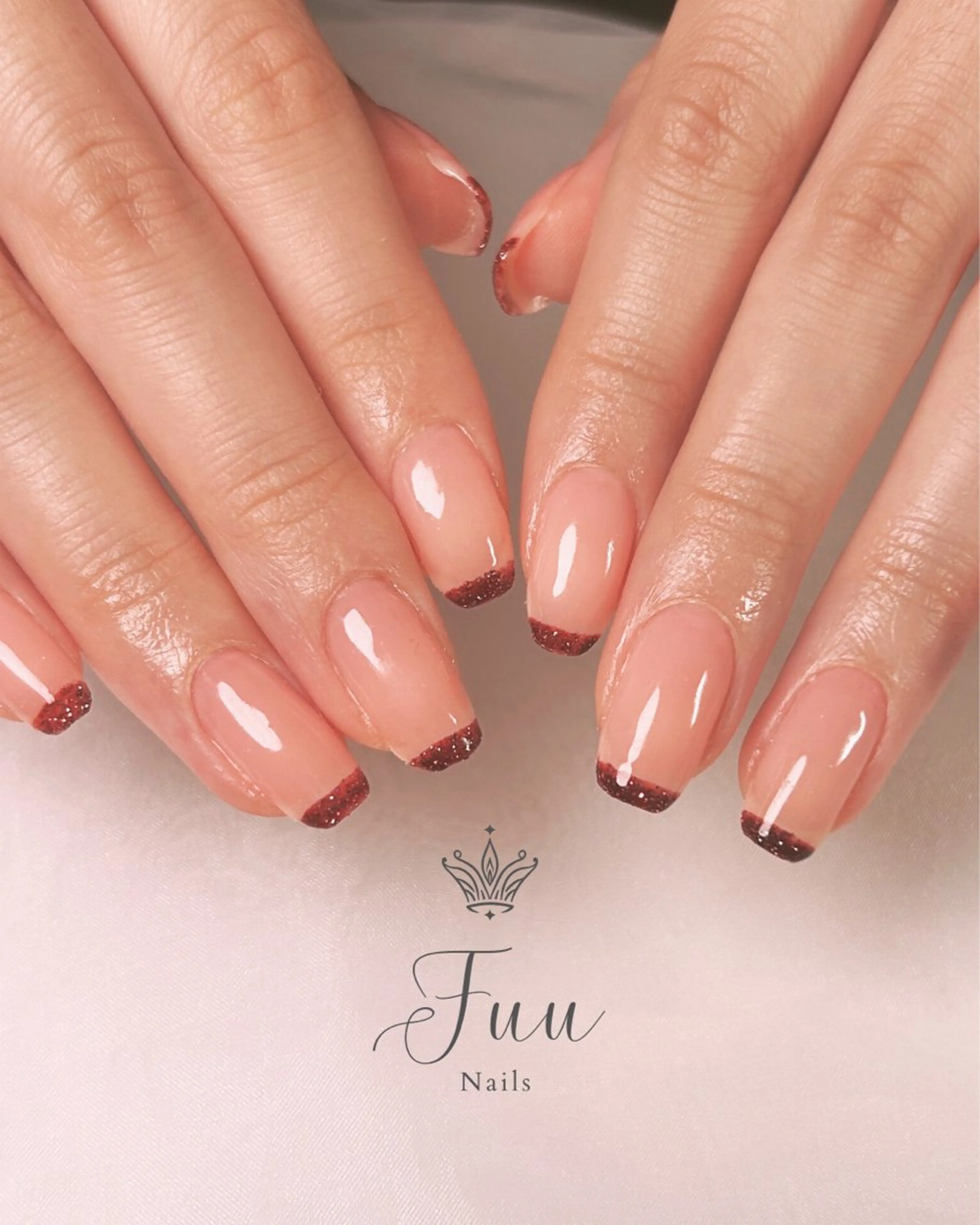 ネイル アートネイル フレンチネイル マグネットネイル ミラーネイル ニュアンスネイル 犬のいるネイルサロン Fuu nailsのネイルデザイン