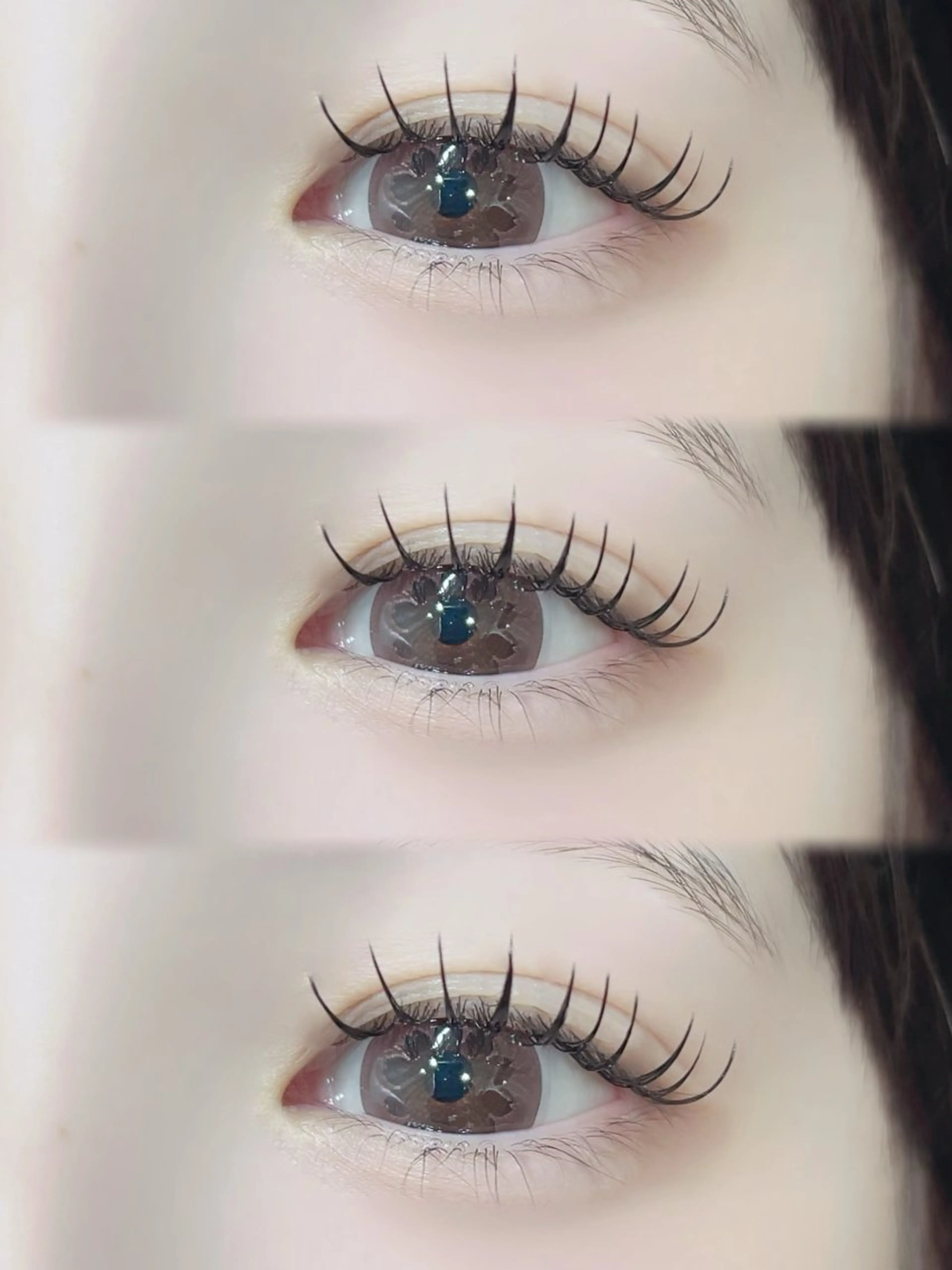 マツエク・マツパ フラットラッシュ 💎platinum dollまりん💎のマツエク・マツパデザイン