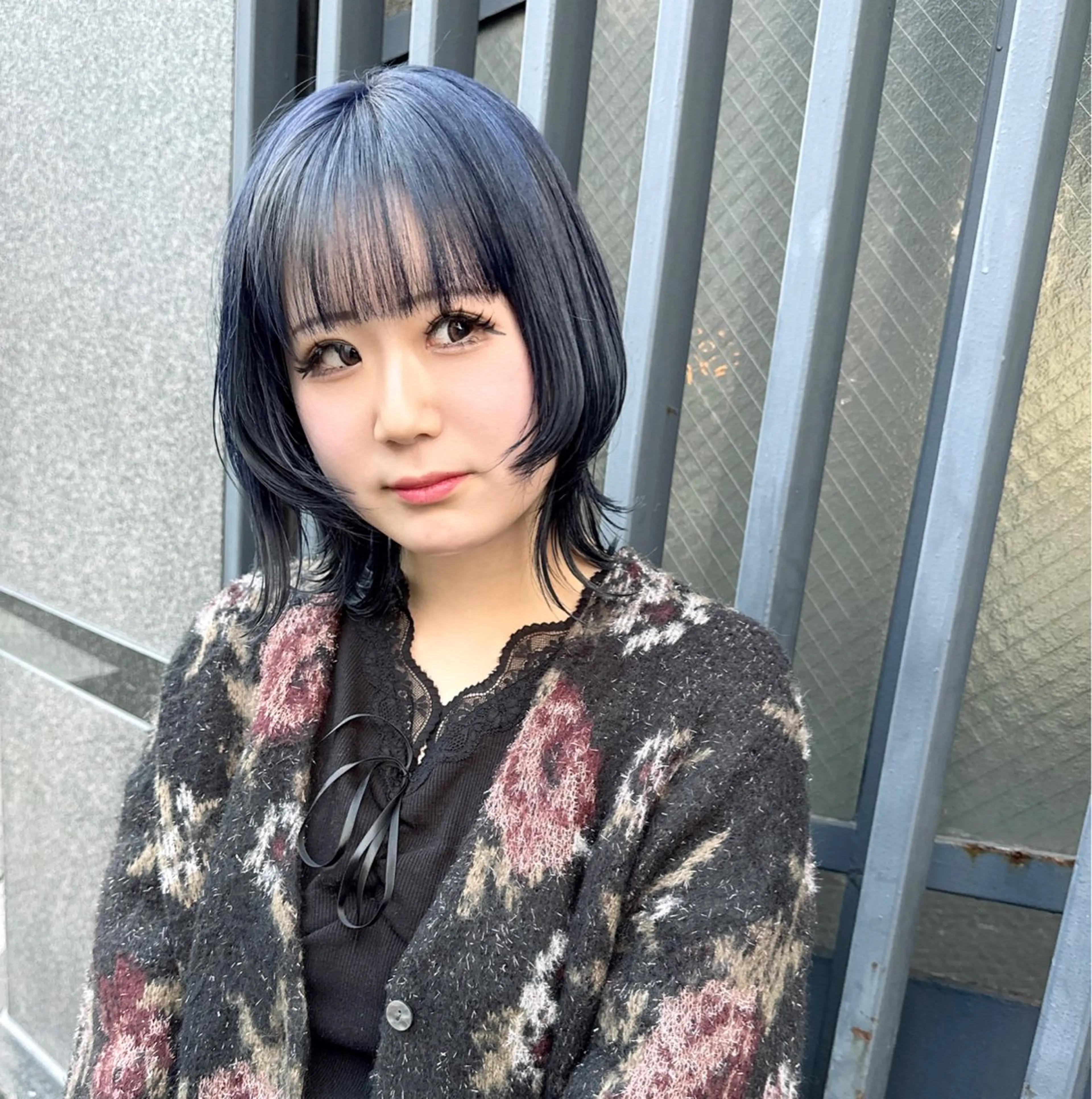 ショート カラー ブリーチ ケアブリーチ ダブルカラー イヤリングカラー ハイトーンカラー 【.ico】心斎橋/ ウルフ/飛田ゆうきのヘアスタイル