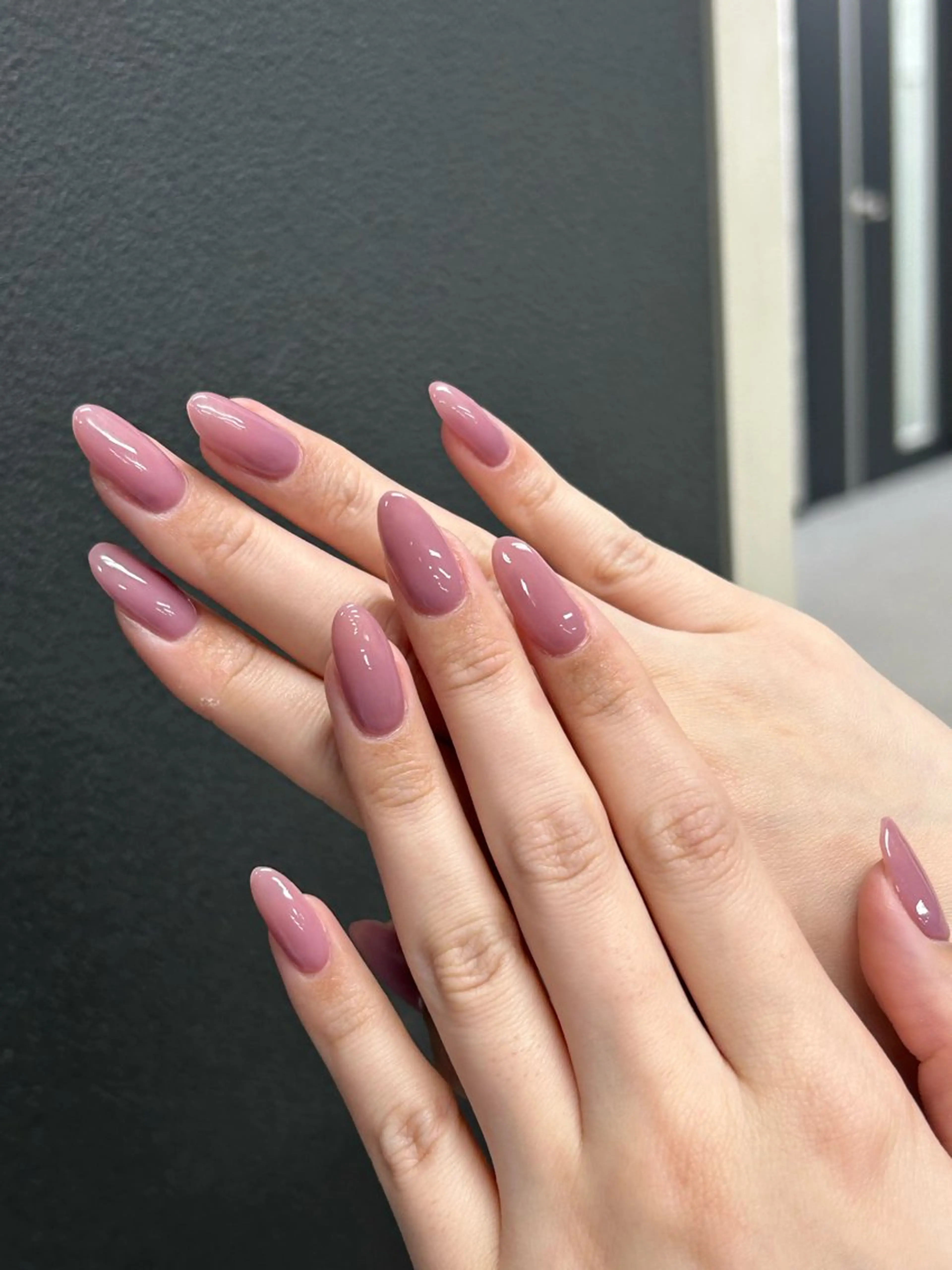 ネイル 韓国ネイル 持ち込み ニュアンスネイル ネイルチップ 冬ネイル RINN ANA.CHUOのネイルデザイン