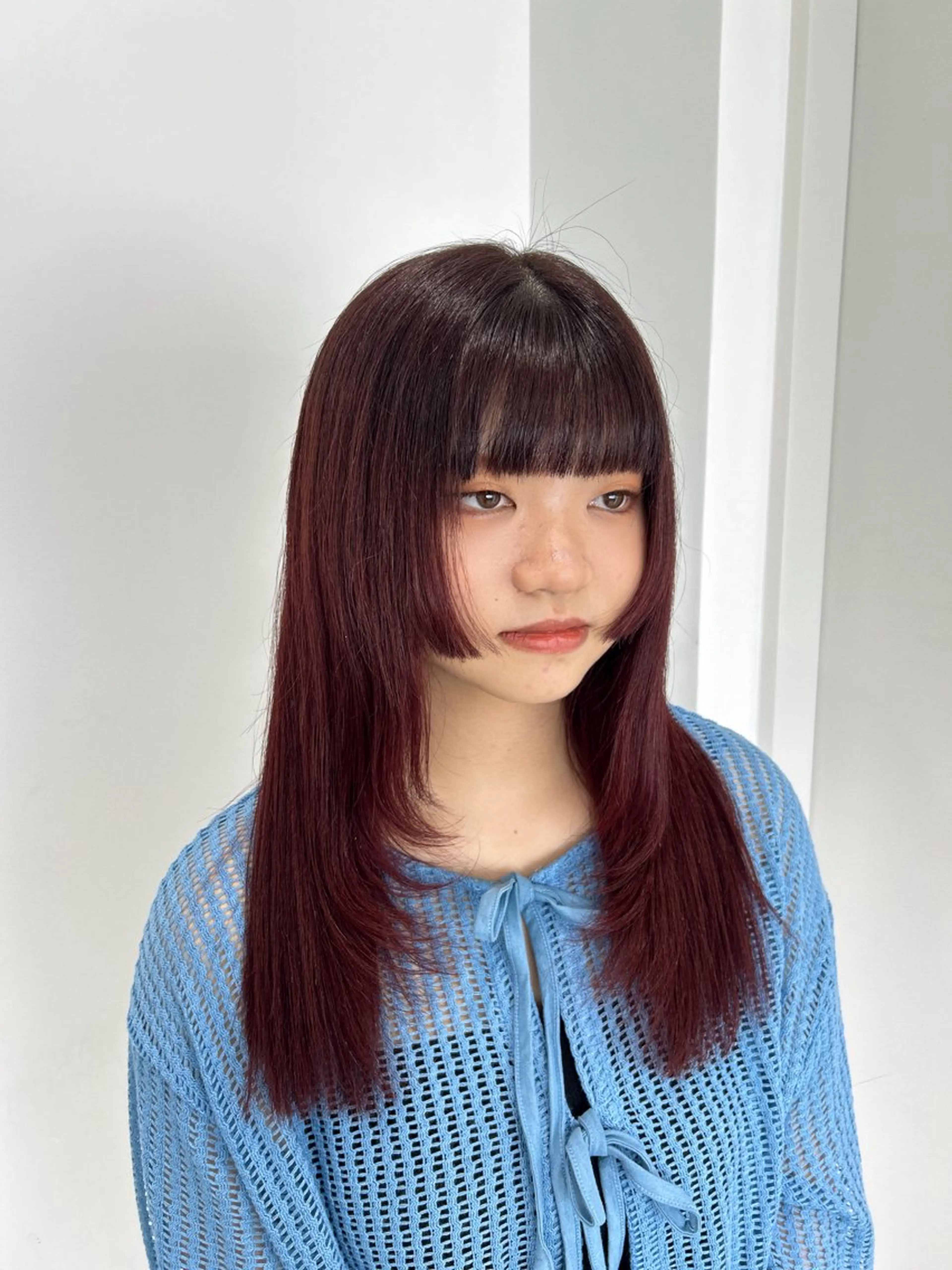 ロング カラー 愛結 暖色カラー🎀🩰のヘアスタイル