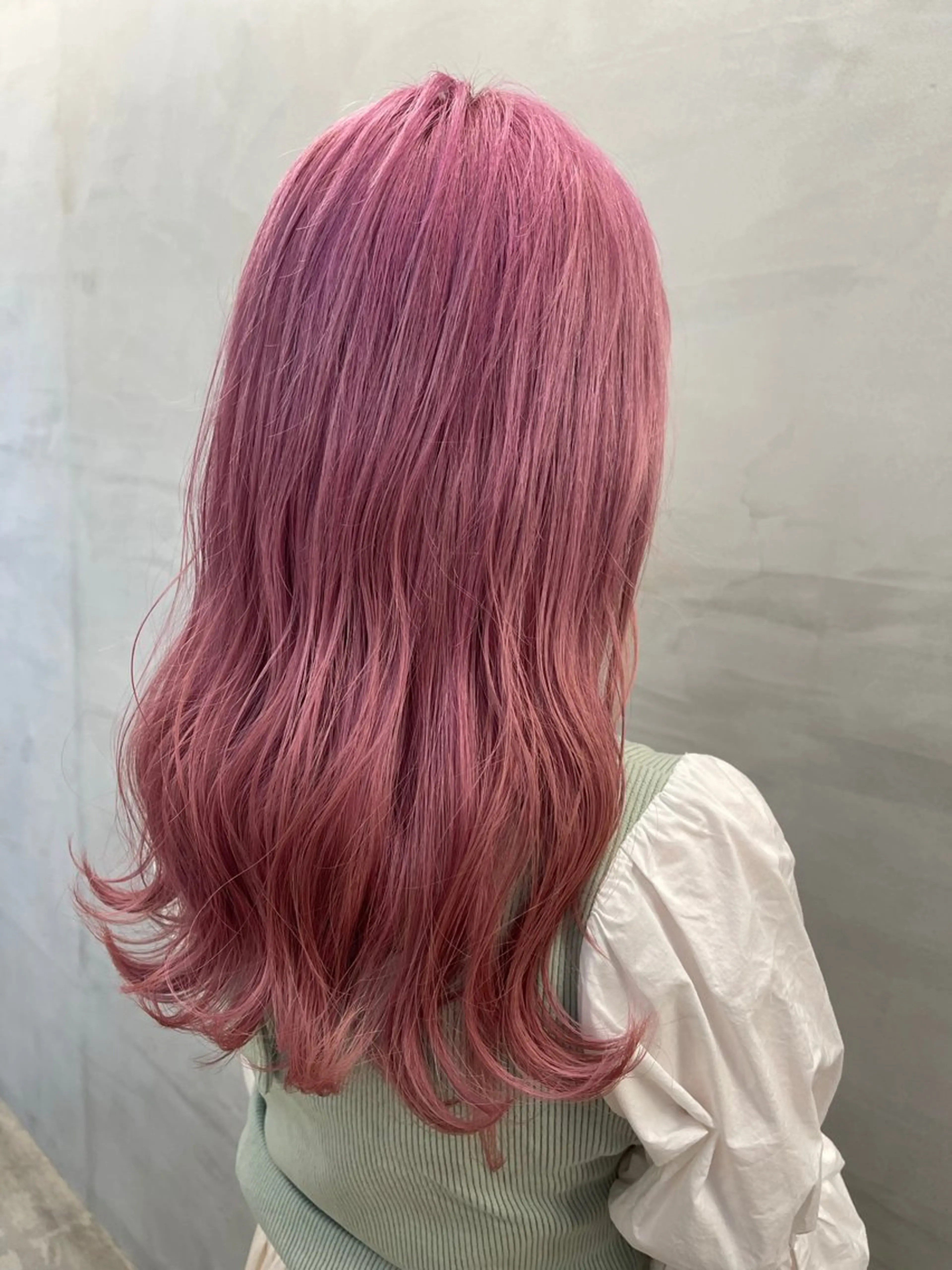 ロング カラー ヘアカラー トリートメント 💎 透明感カラー ✨Erina 💎のヘアスタイル