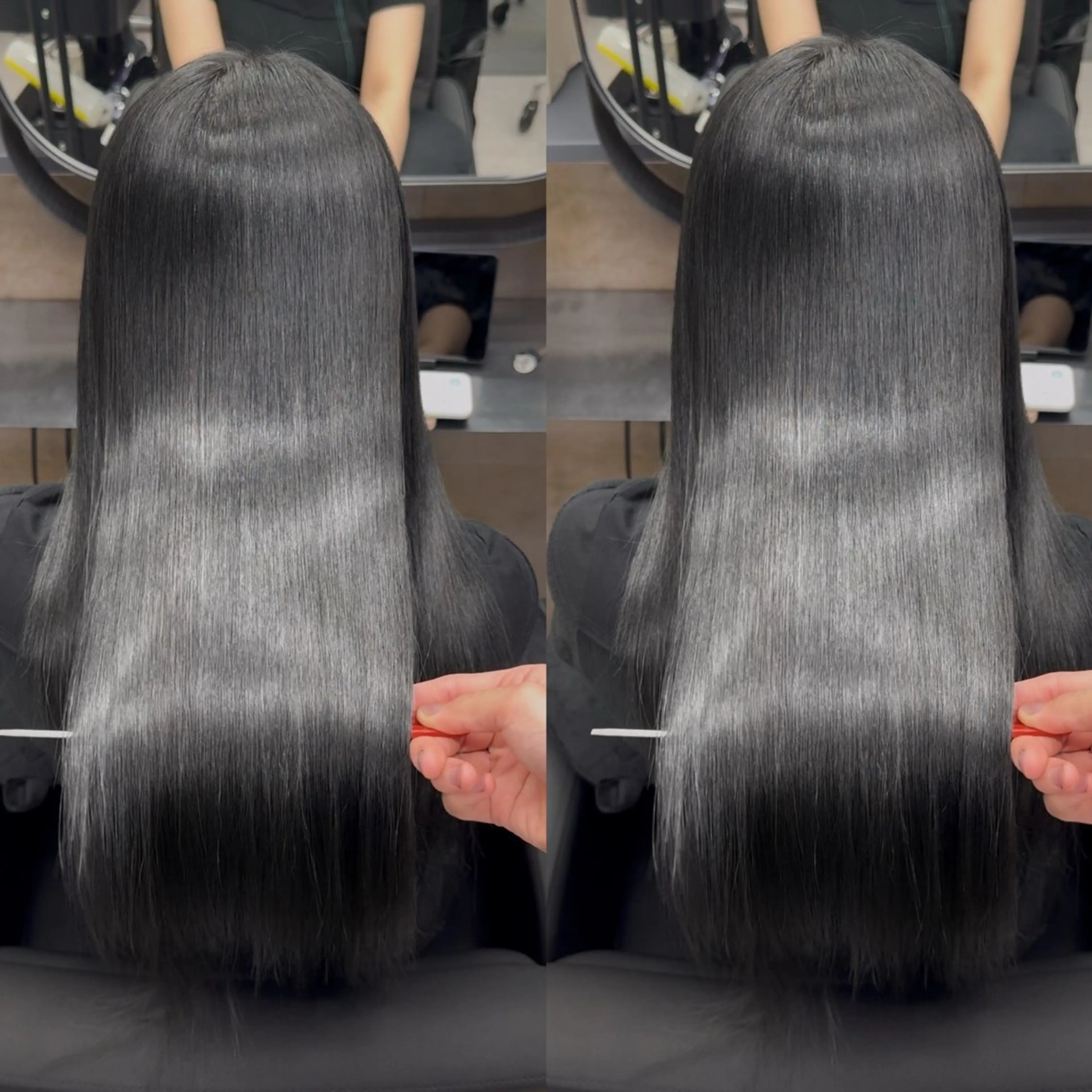 ロング カラー ブリーチ 髪質改善 縮毛矯正 トリートメント カット ヘアカラー 縮毛矯正 トリートメント 新宿/髪質改善支持率 No.1💍yasuのヘアスタイル