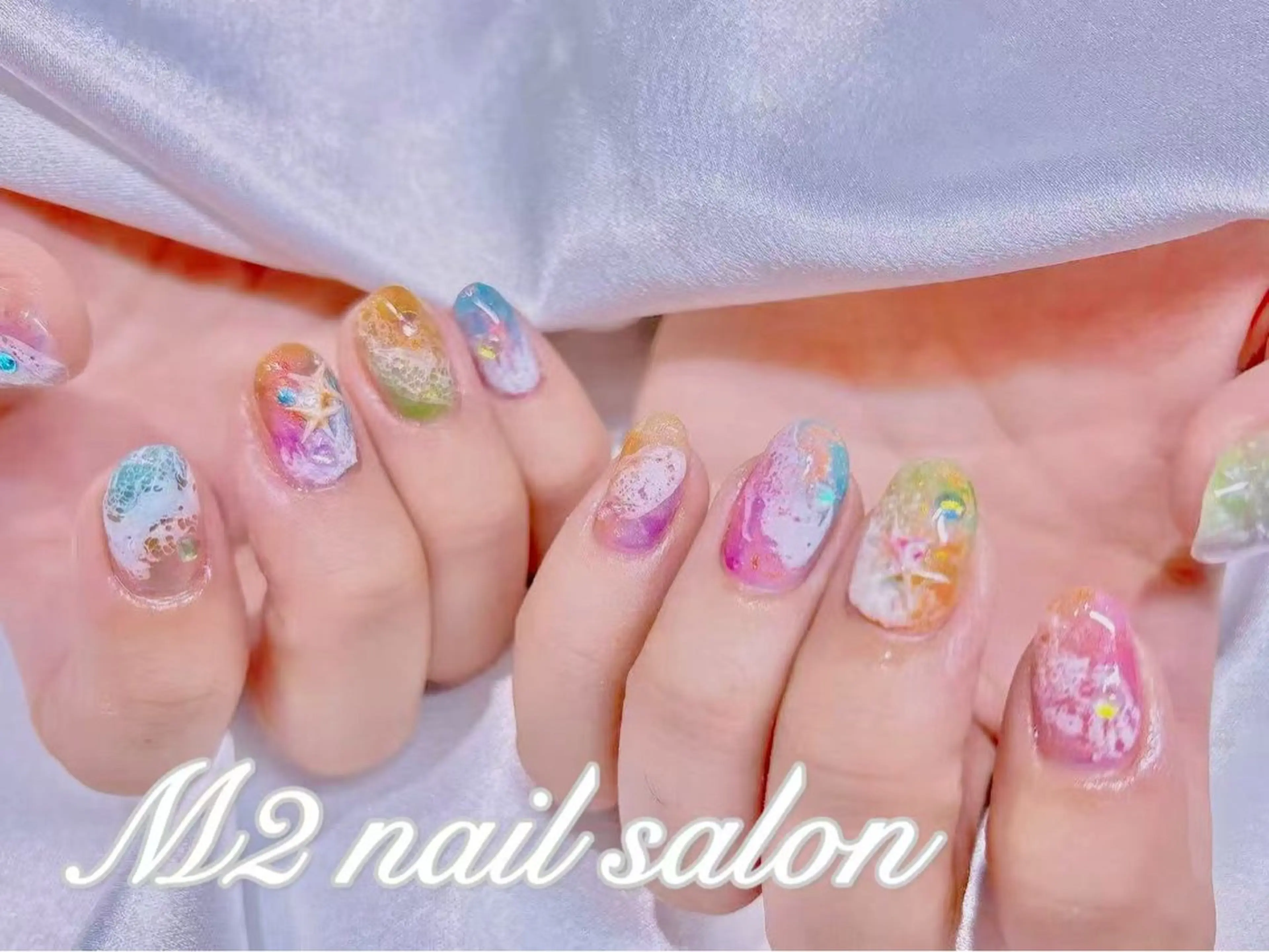 ネイル ハンドネイル 長さだし専門店 M2　rikaのネイルデザイン