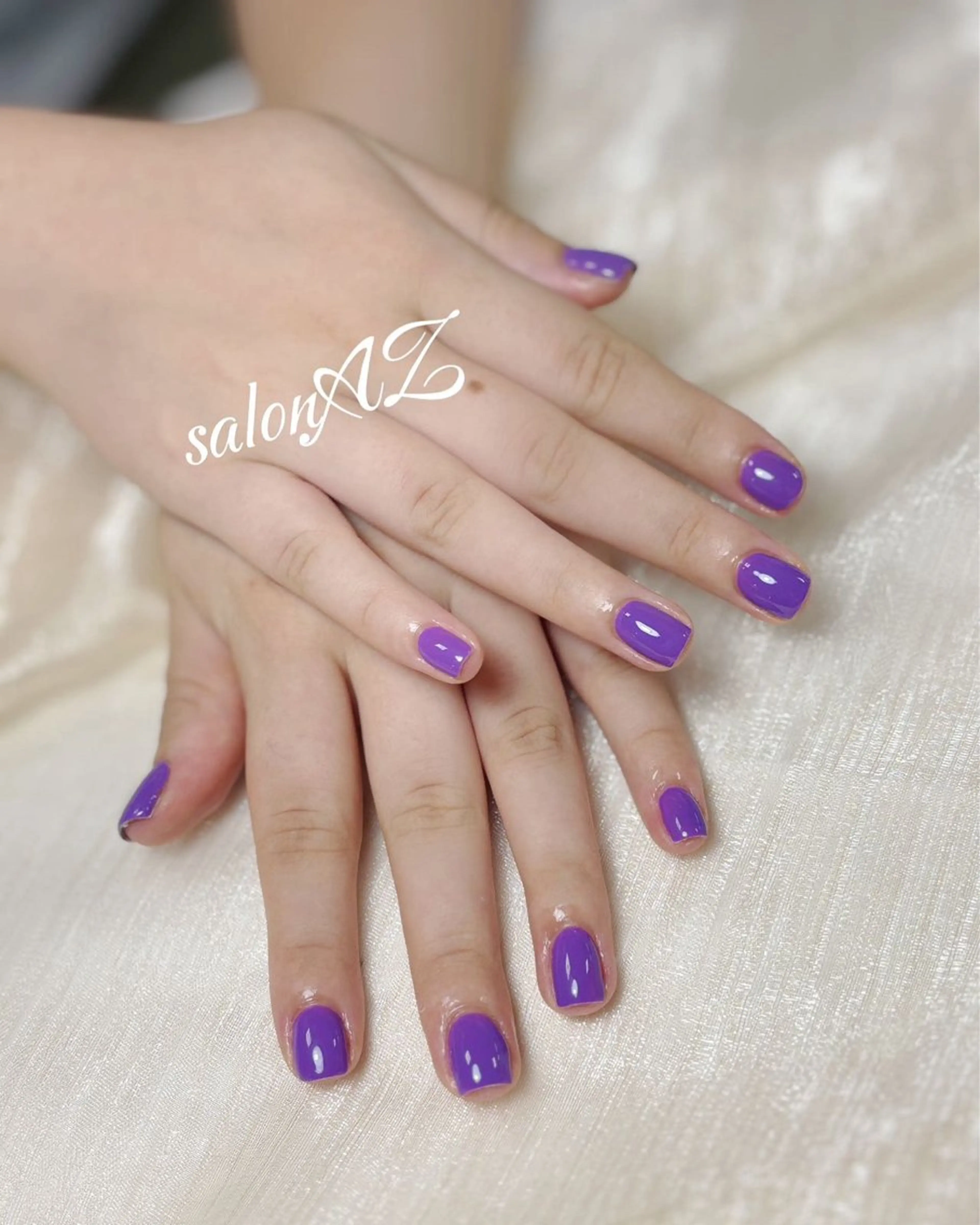 ネイル ワンカラーネイル salon AZのネイルデザイン