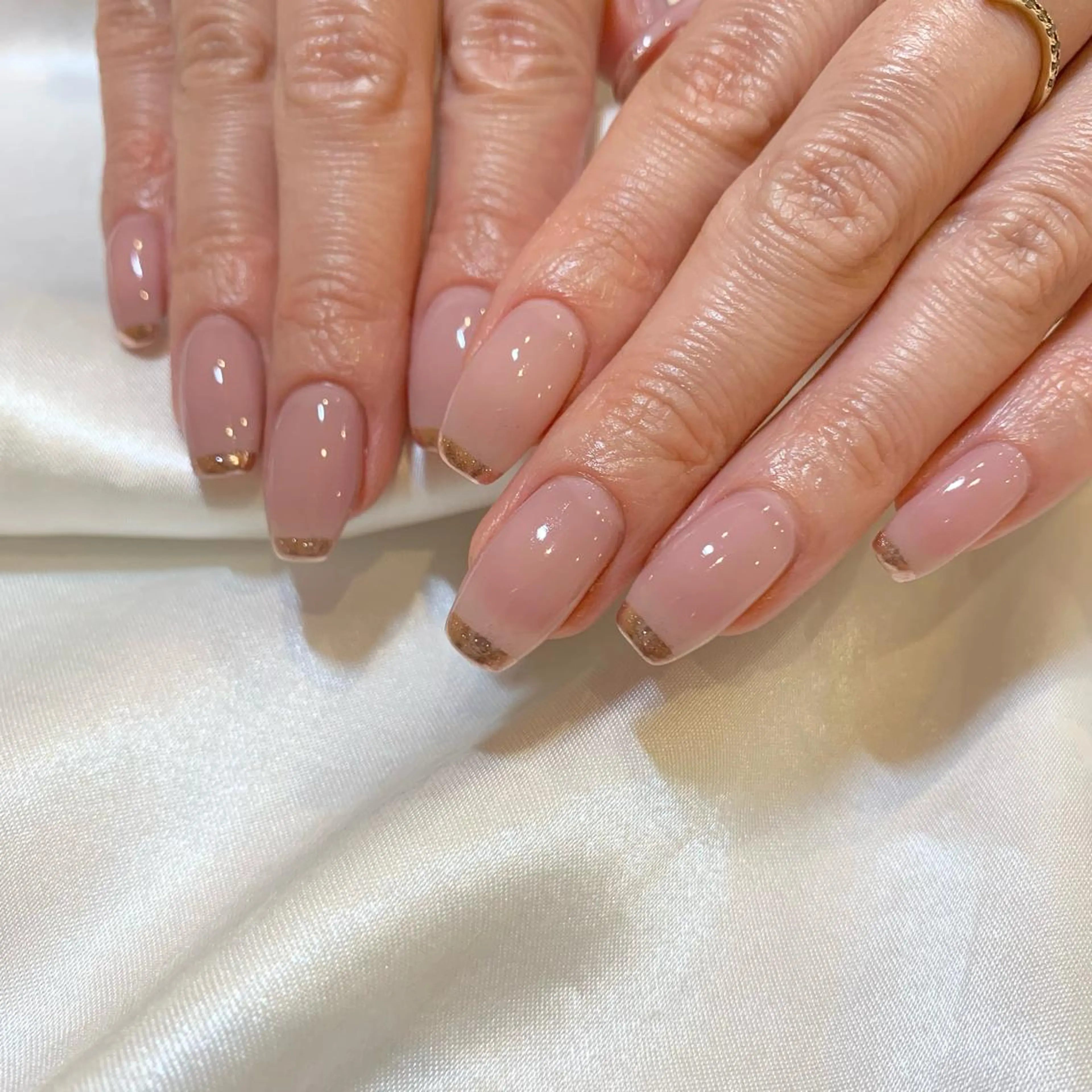 ネイル フレンチネイル ミラーネイル ハンドネイル ui nailのネイルデザイン