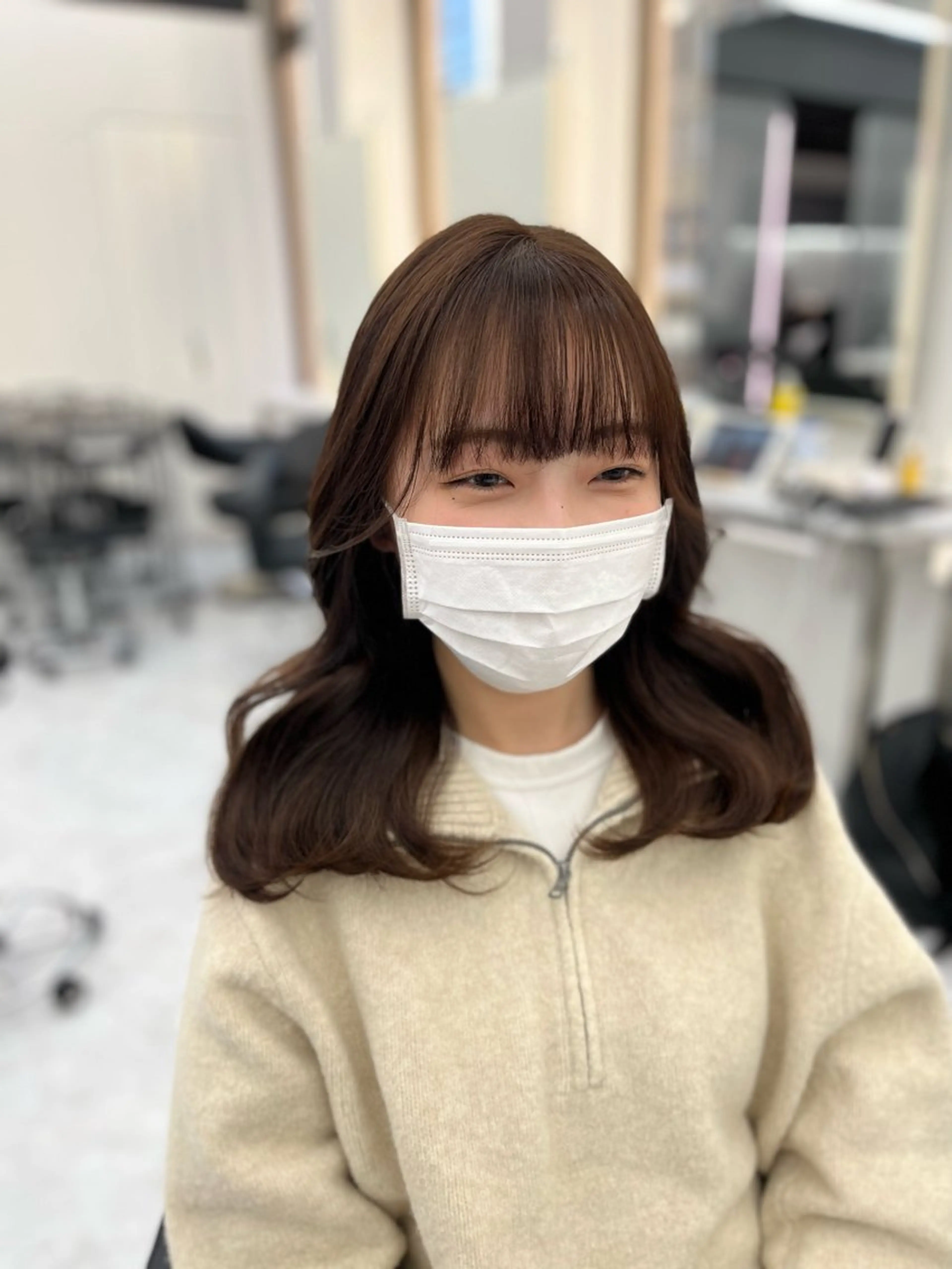ロング カラー パーマ ヘアアレンジ メンズ キッズ ♥️韓国ヘア レイヤー♥️ゆりのヘアスタイル