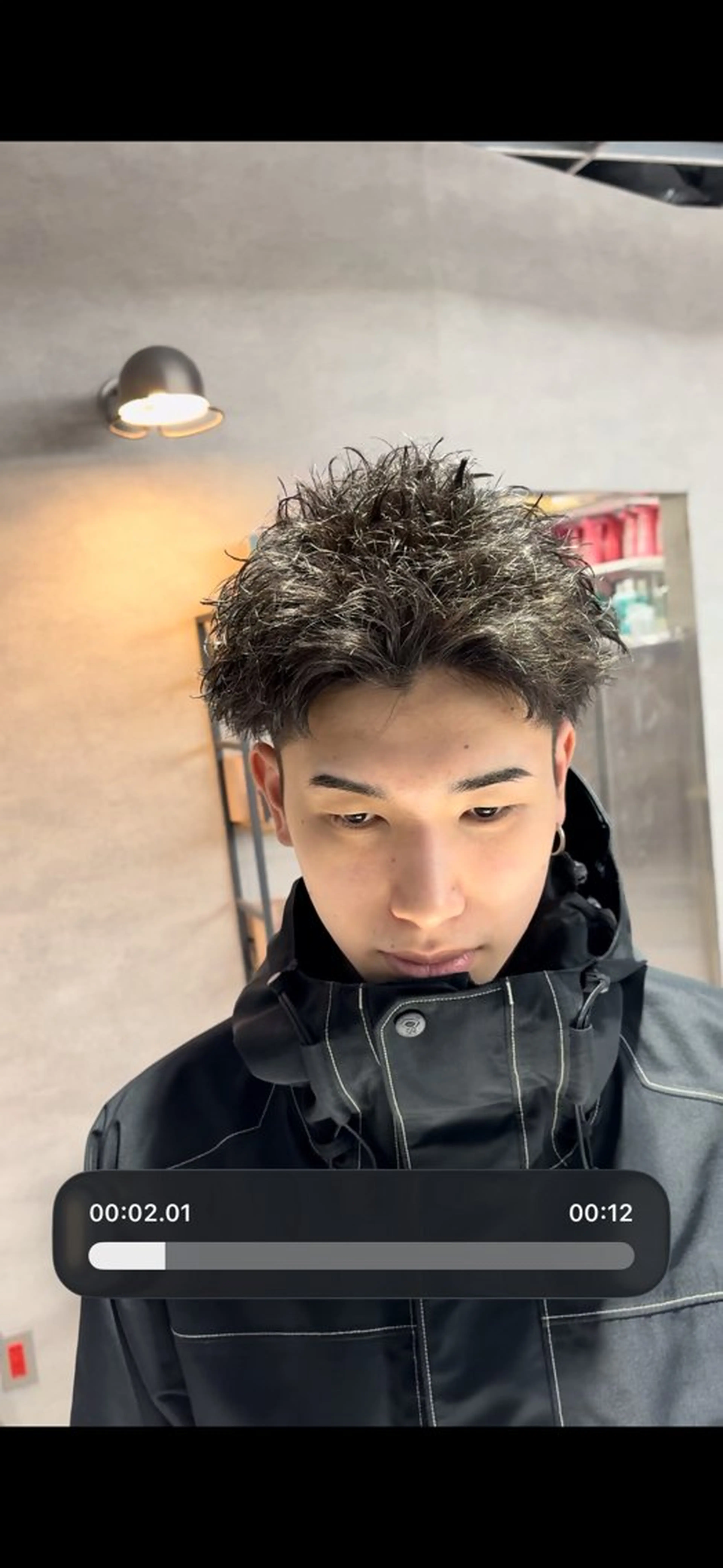 ショート カット パーマ ヘッドスパ ヘアセット パーマ指名率No1 メンズ特化ケイトのヘアスタイル