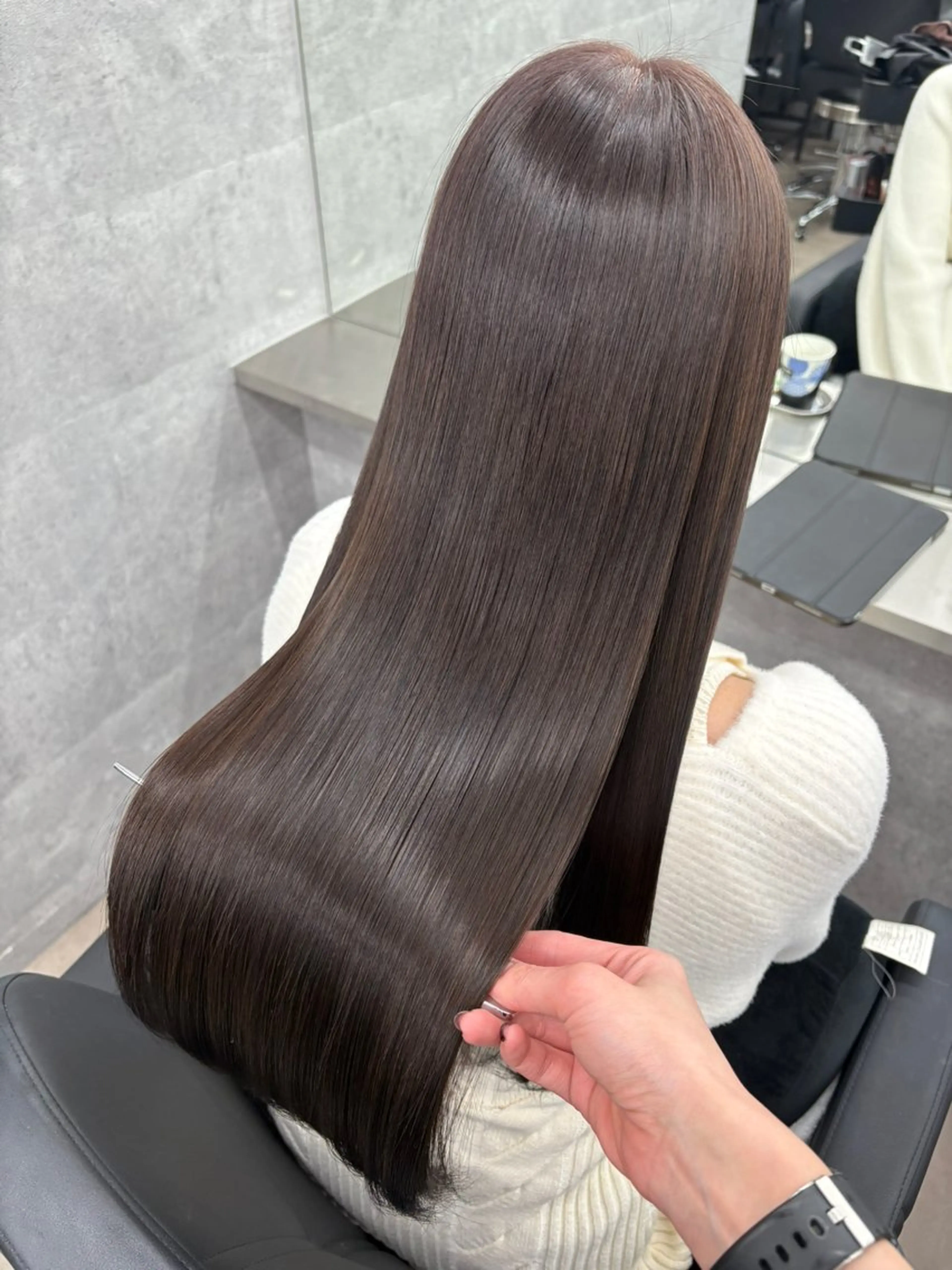 ロング カラー 髪質改善/韓国 レイヤー/店長/原島のヘアスタイル