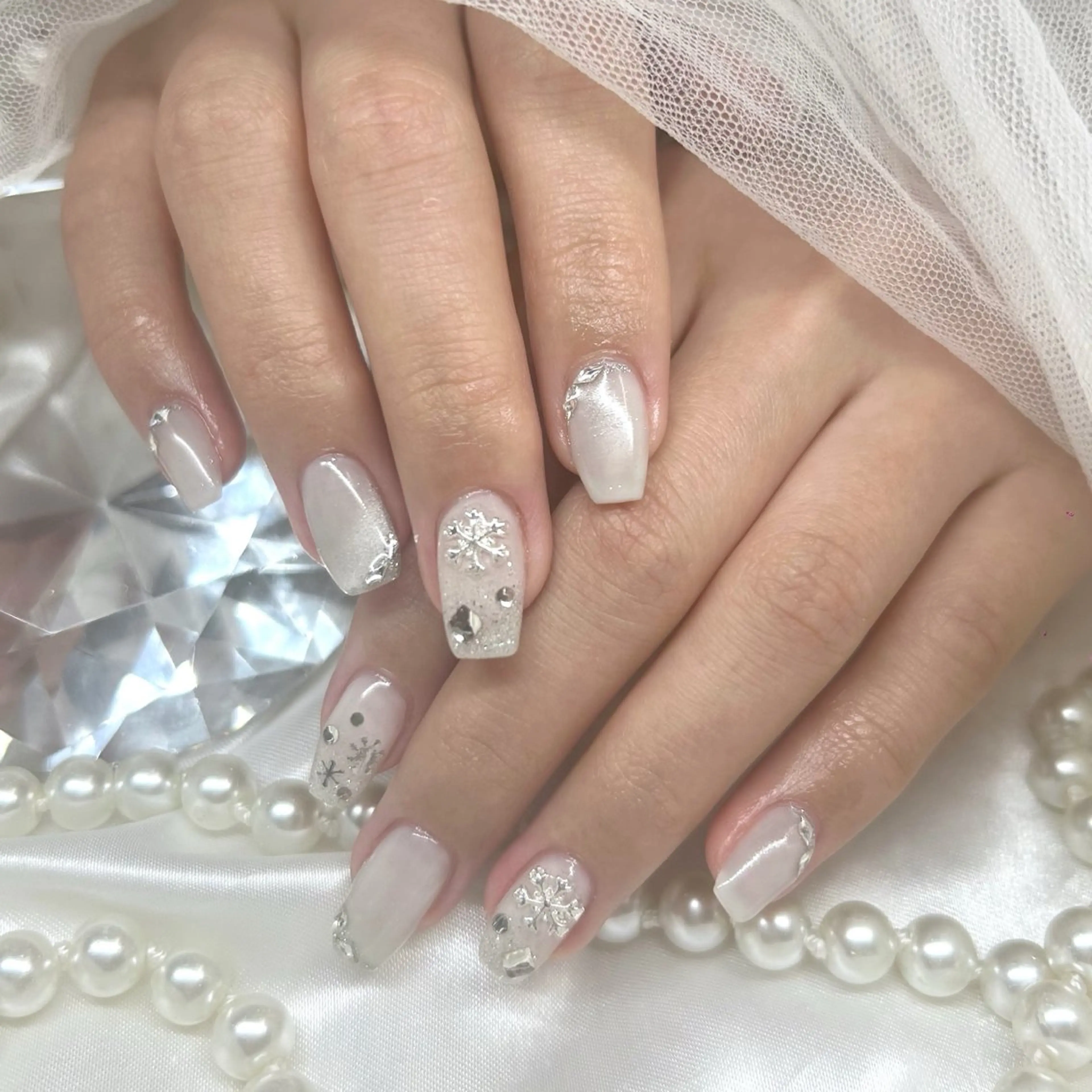 ショート ハンドネイル Nailsalon Angeのネイルデザイン